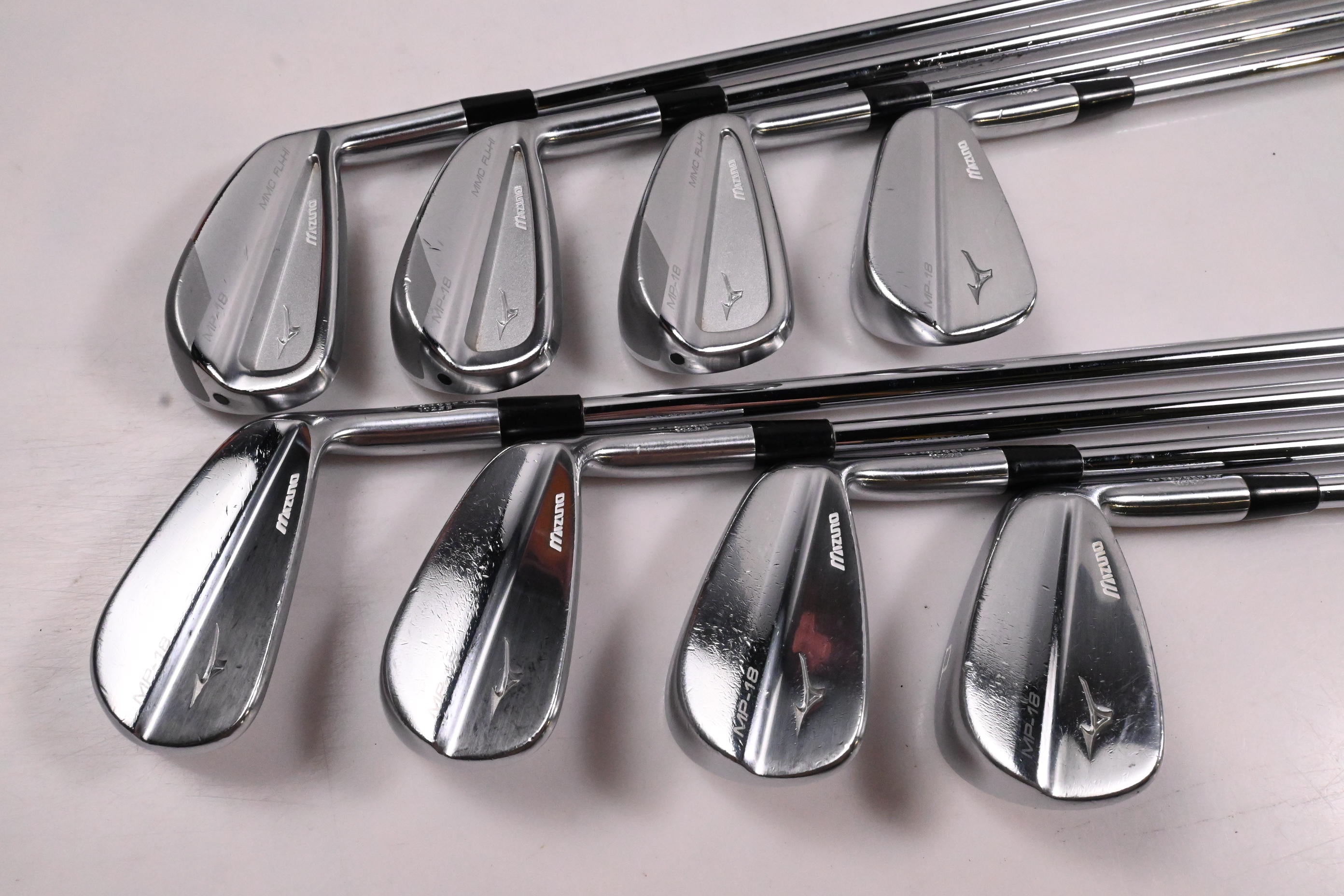 Mizuno MP-18 MMC Fli HI/MB Irons / 3-PW / Regular Flex Project X LZ 110 Shafts