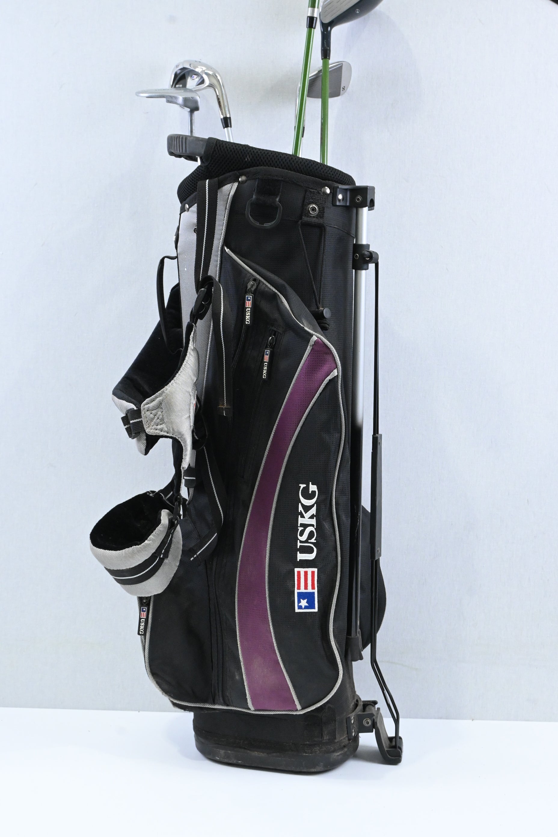Junior US Kids WT-15 Package Set / Wood, Hybrid, Irons, Putter, Bag