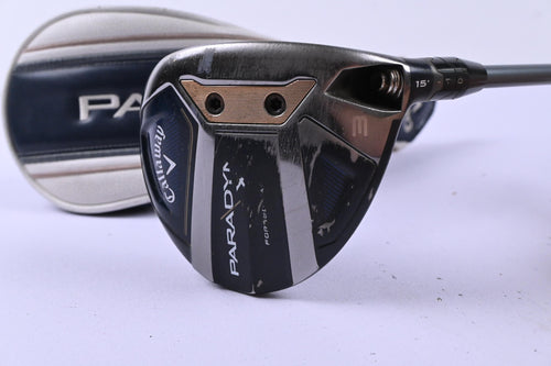 Callaway Paradym X #3 Wood / 15 Degree / Stiff Flex HZRDUS Gen4 Silver 60 Shaft