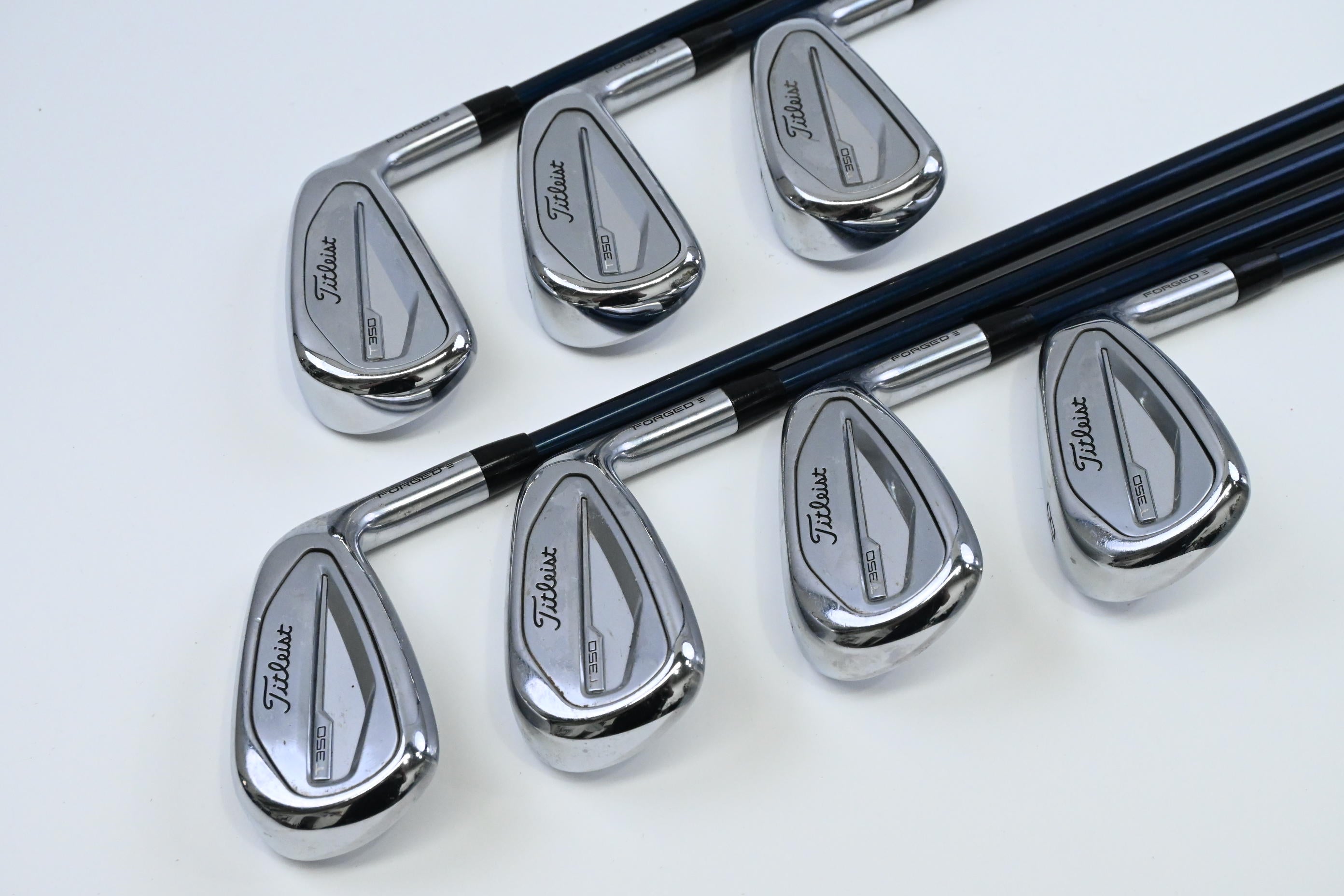 Titleist T350 Irons / 5-PW+48° / Regular Flex Fujikura Ventus Blue 6 Shafts
