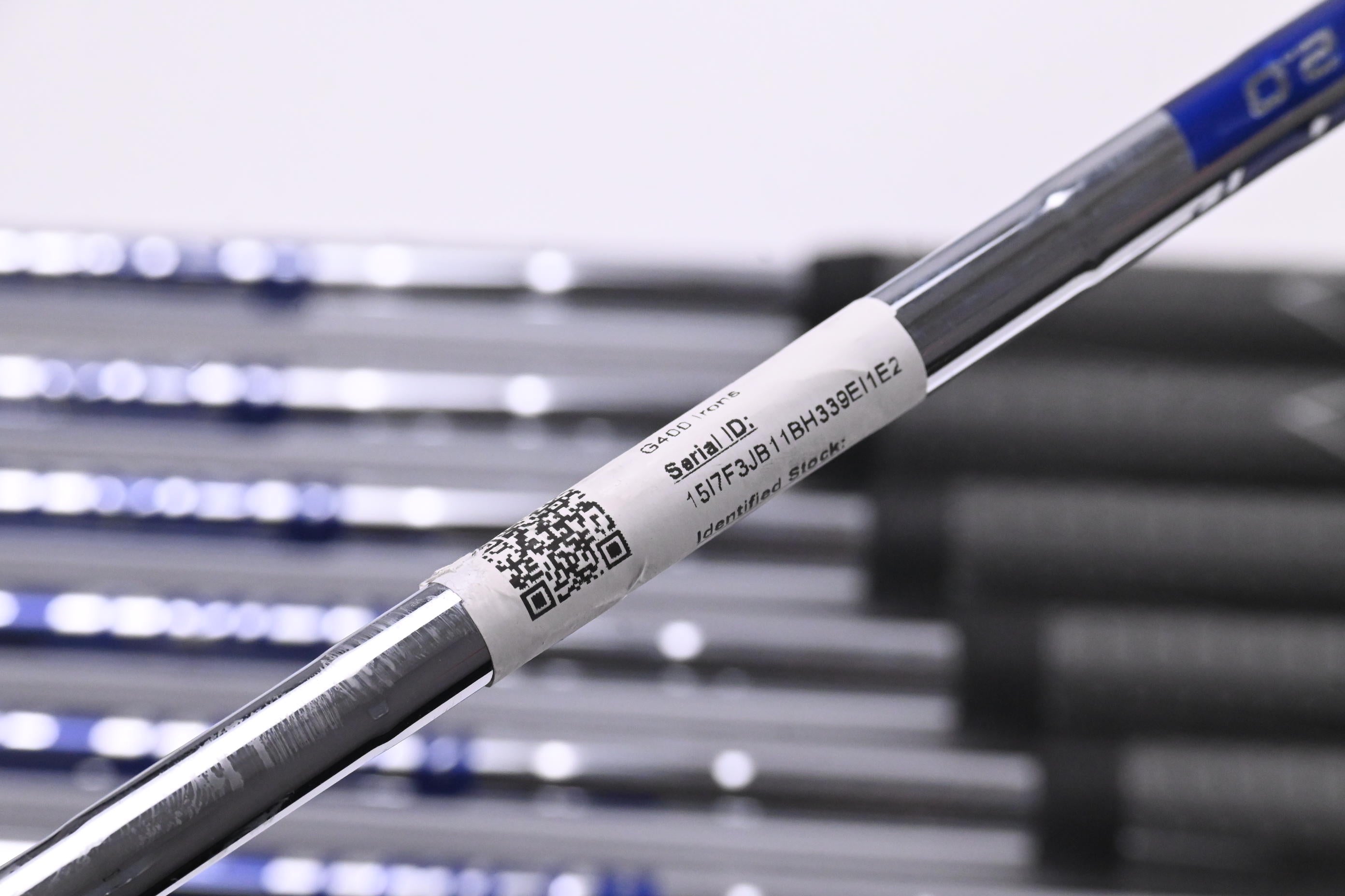 Ping G400 Irons / 5-PW+GW / Blue Dot / Regular Flex Ping AWT 2.0 Shafts