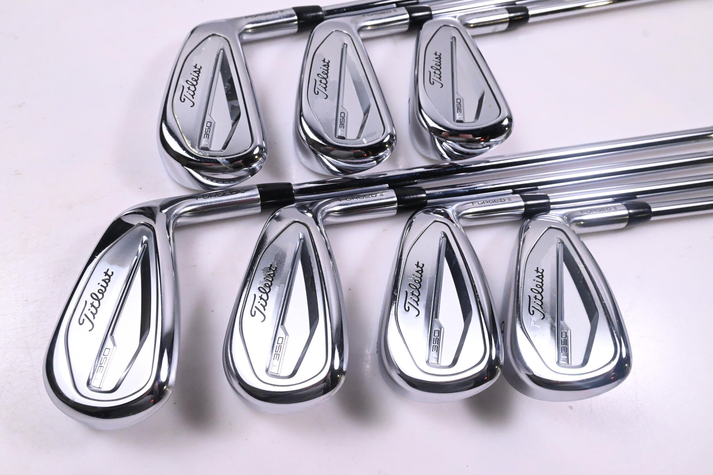 Titleist T350 Irons / 5-PW+48° / Regular Flex AMT Red R300 Shafts