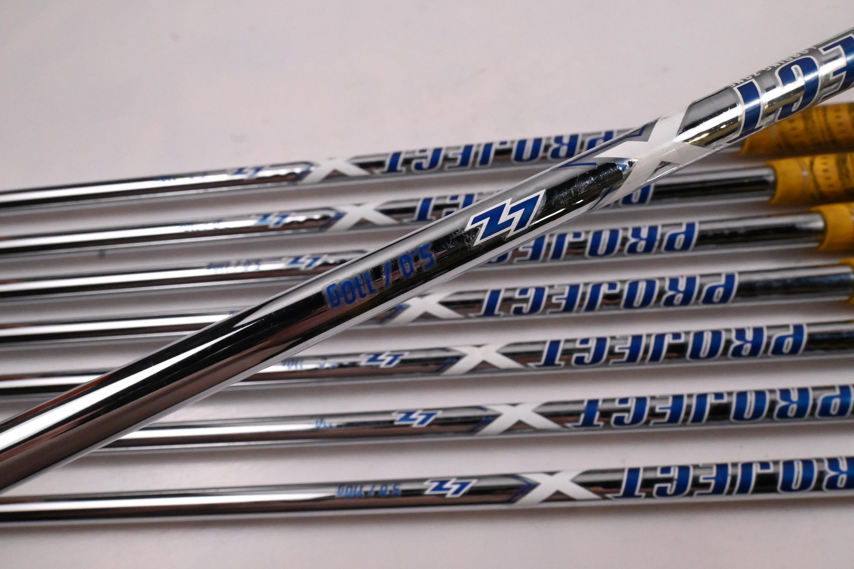 Mizuno MP-18 MMC Fli HI/MB Irons / 3-PW / Regular Flex Project X LZ 110 Shafts