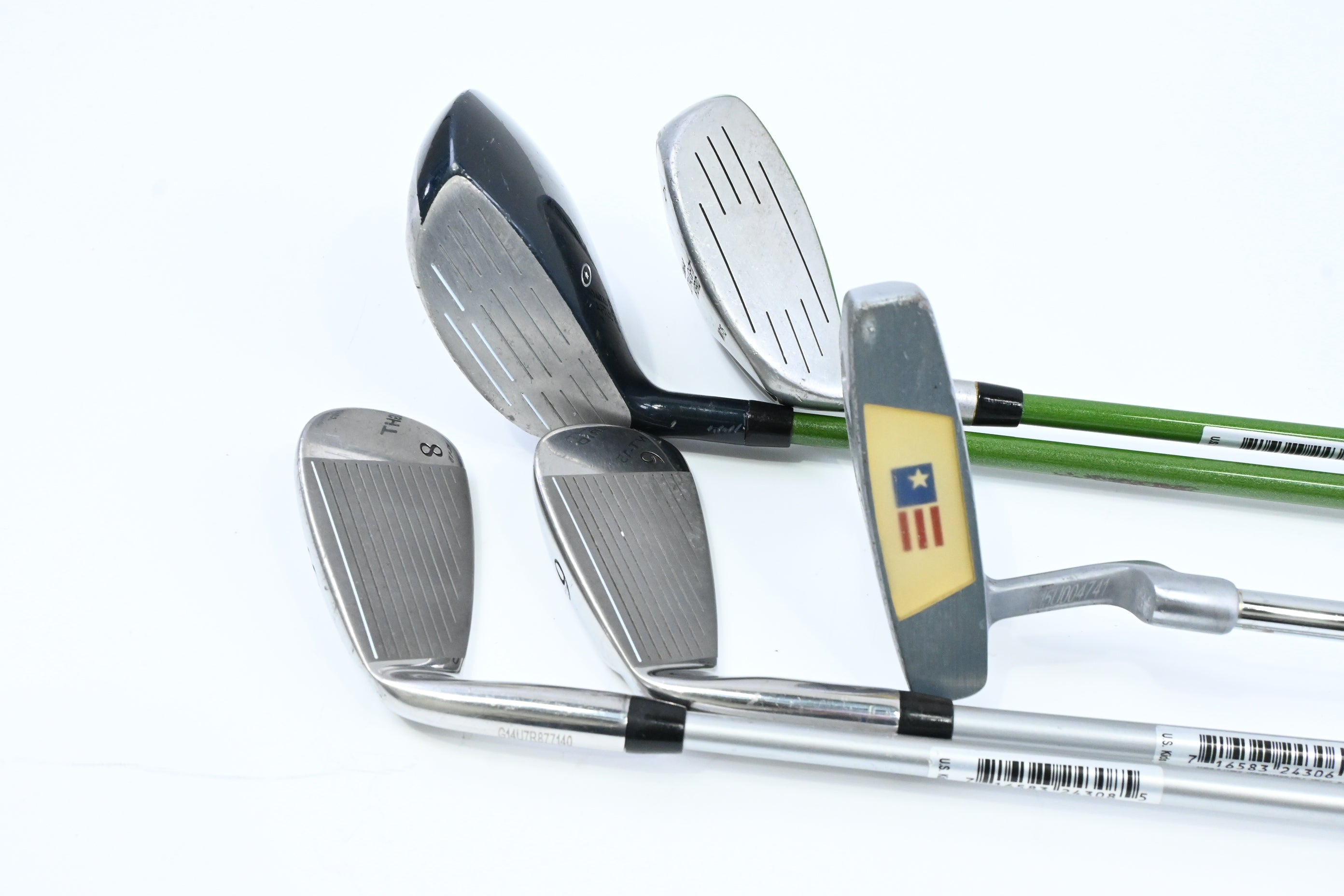 Junior US Kids WT-15 Package Set / Wood, Hybrid, Irons, Putter, Bag