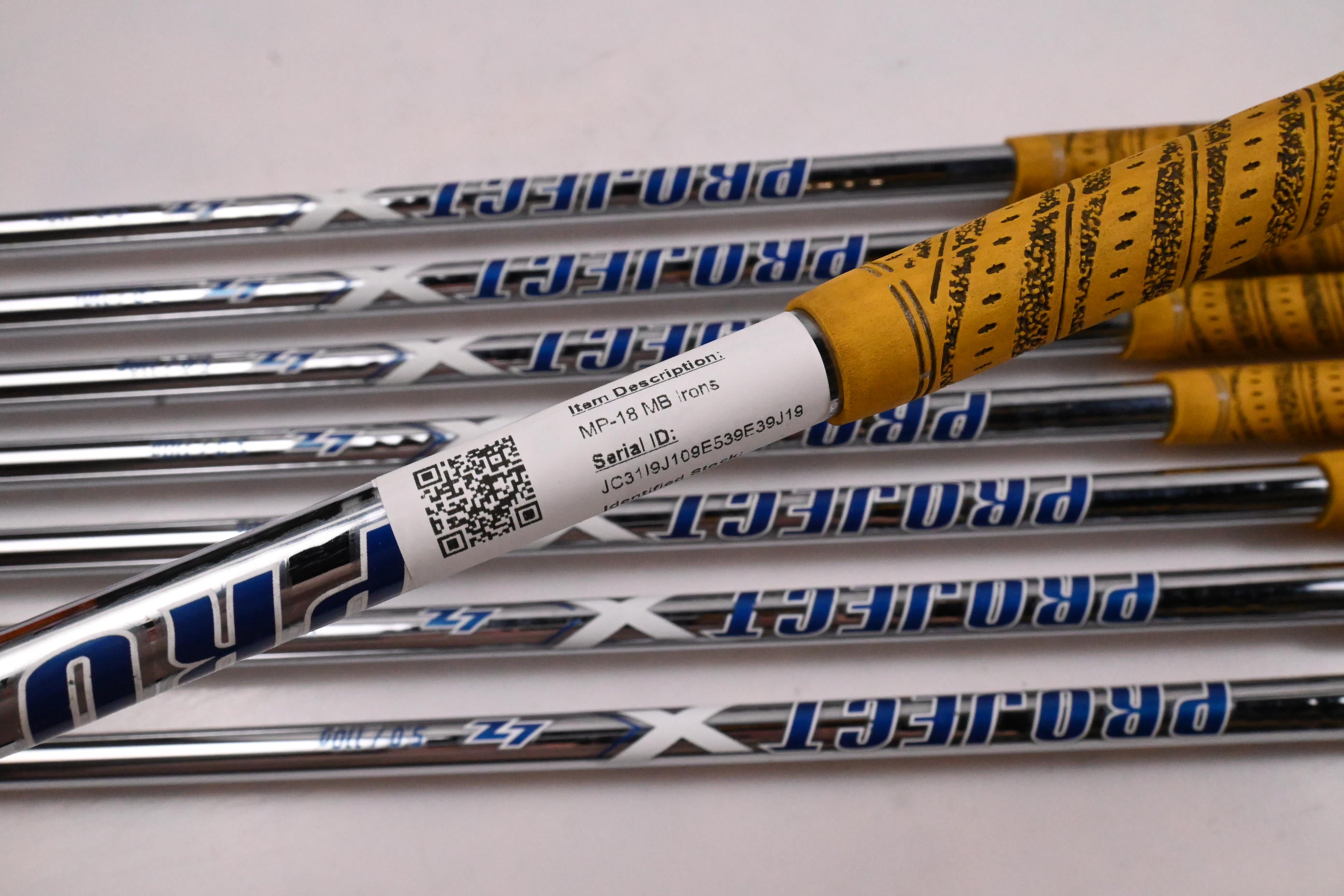 Mizuno MP-18 MMC Fli HI/MB Irons / 3-PW / Regular Flex Project X LZ 110 Shafts