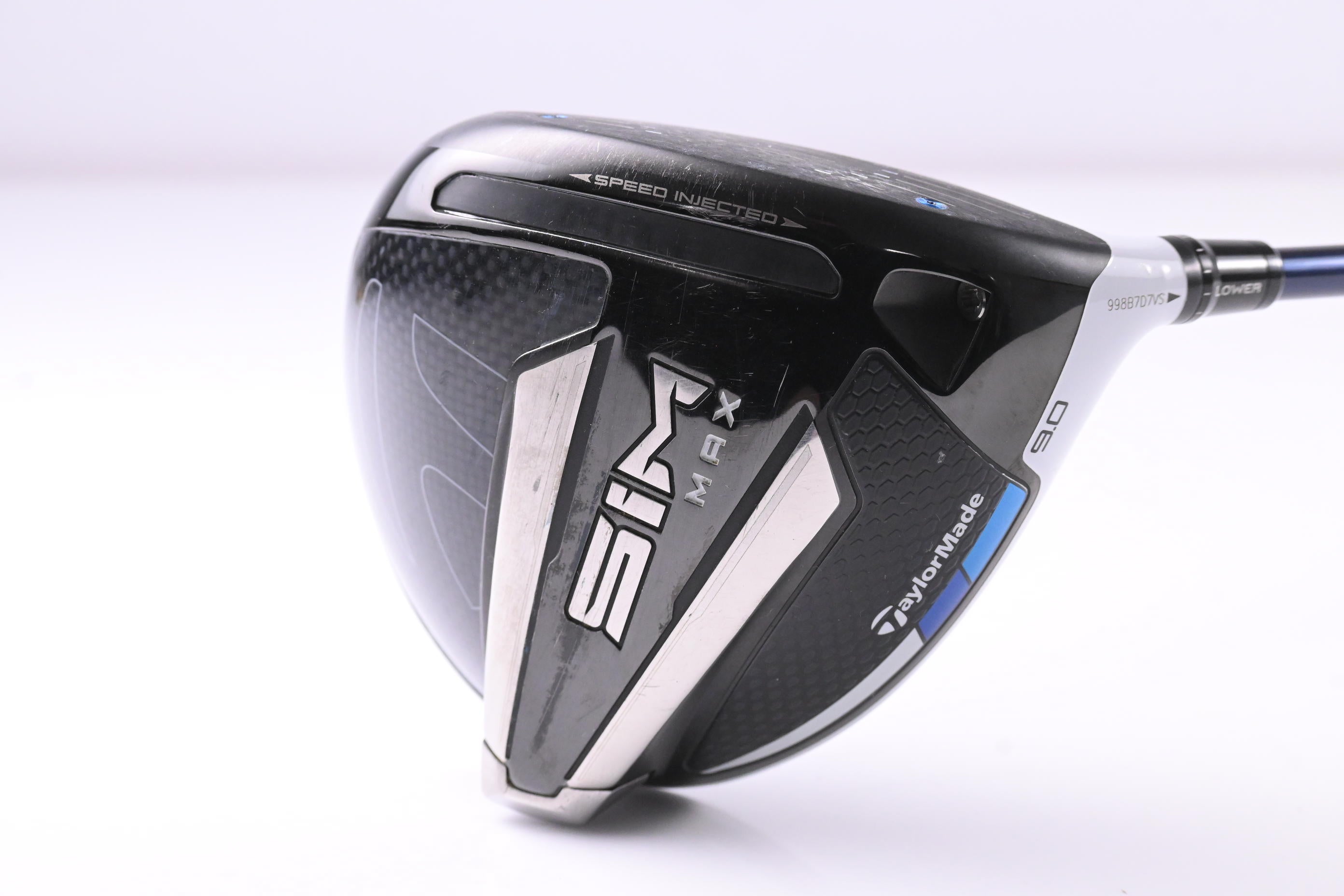 Taylormade SIM Max Driver / 9 Degree / Stiff Flex Fujikura Ventus Blue 6 Shaft