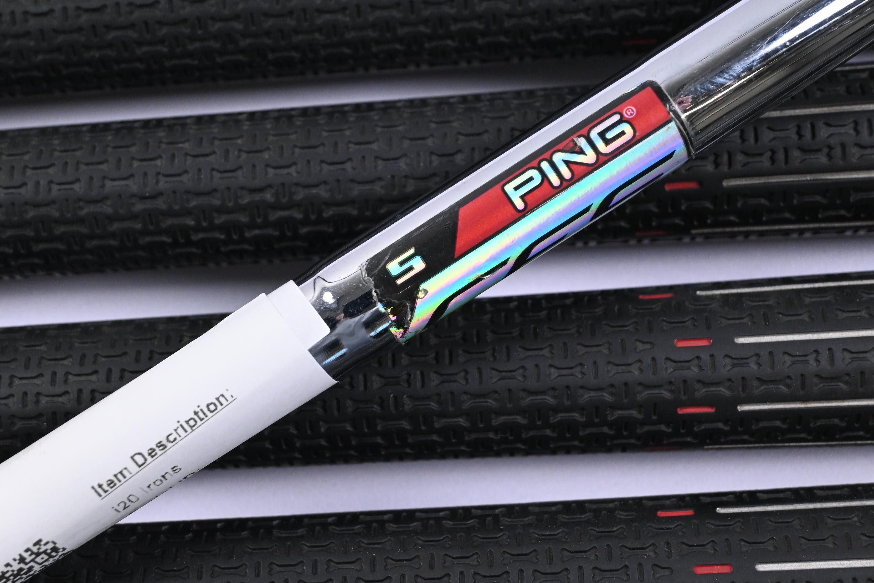 Ping i20 Irons / 4-PW / Green Dot / Stiff Flex Ping CFS Shafts