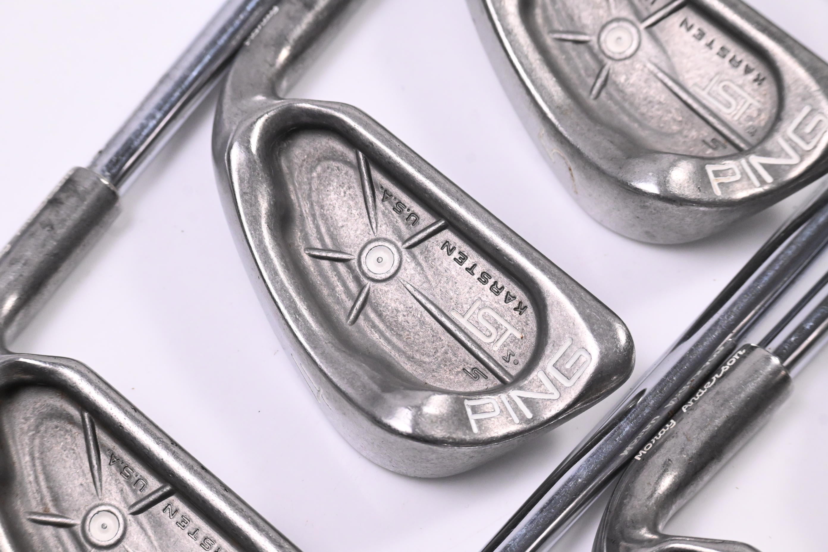 Ping ISI Irons / 3-PW / White Dot / Stiff Flex Ping Karsten Steel Shafts