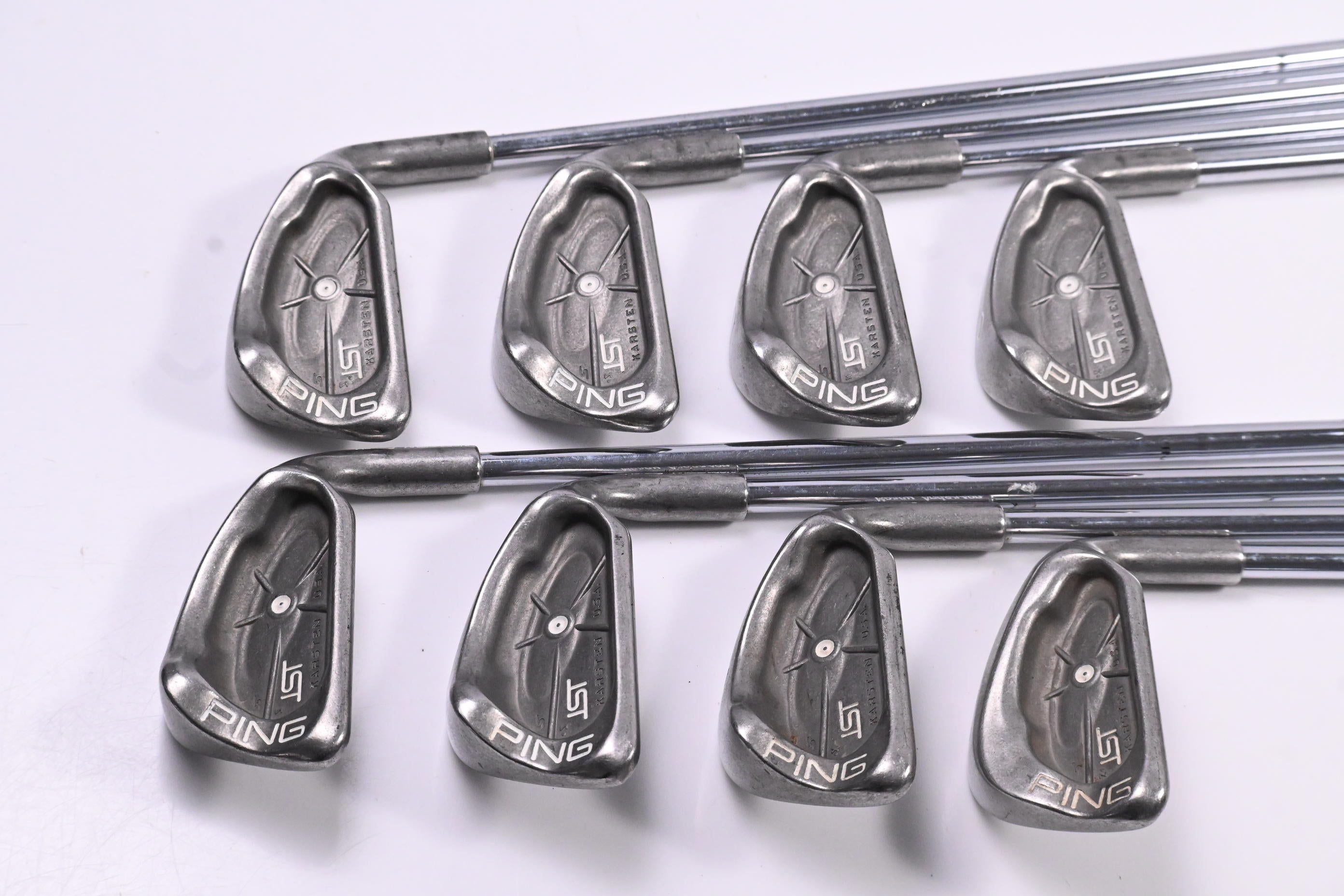 Ping ISI Irons / 3-PW / White Dot / Stiff Flex Ping Karsten Steel Shafts