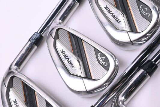 Callaway Mavrik Irons / 5-PW+AW+GW+SW / Stiff Flex Elevate ETS 115 Shafts