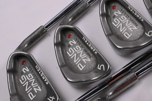 Ping Zing 2 Irons / 4-PW+SW / Red Dot / Stiff Flex Ping JZ Shafts