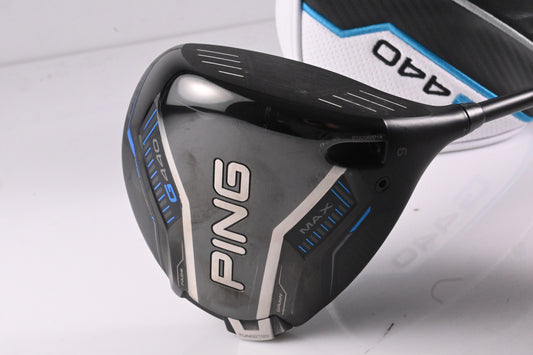 Ping G440 Max Driver / 9 Degree / Stiff Flex Ping Alta CB Black 55 Shaft