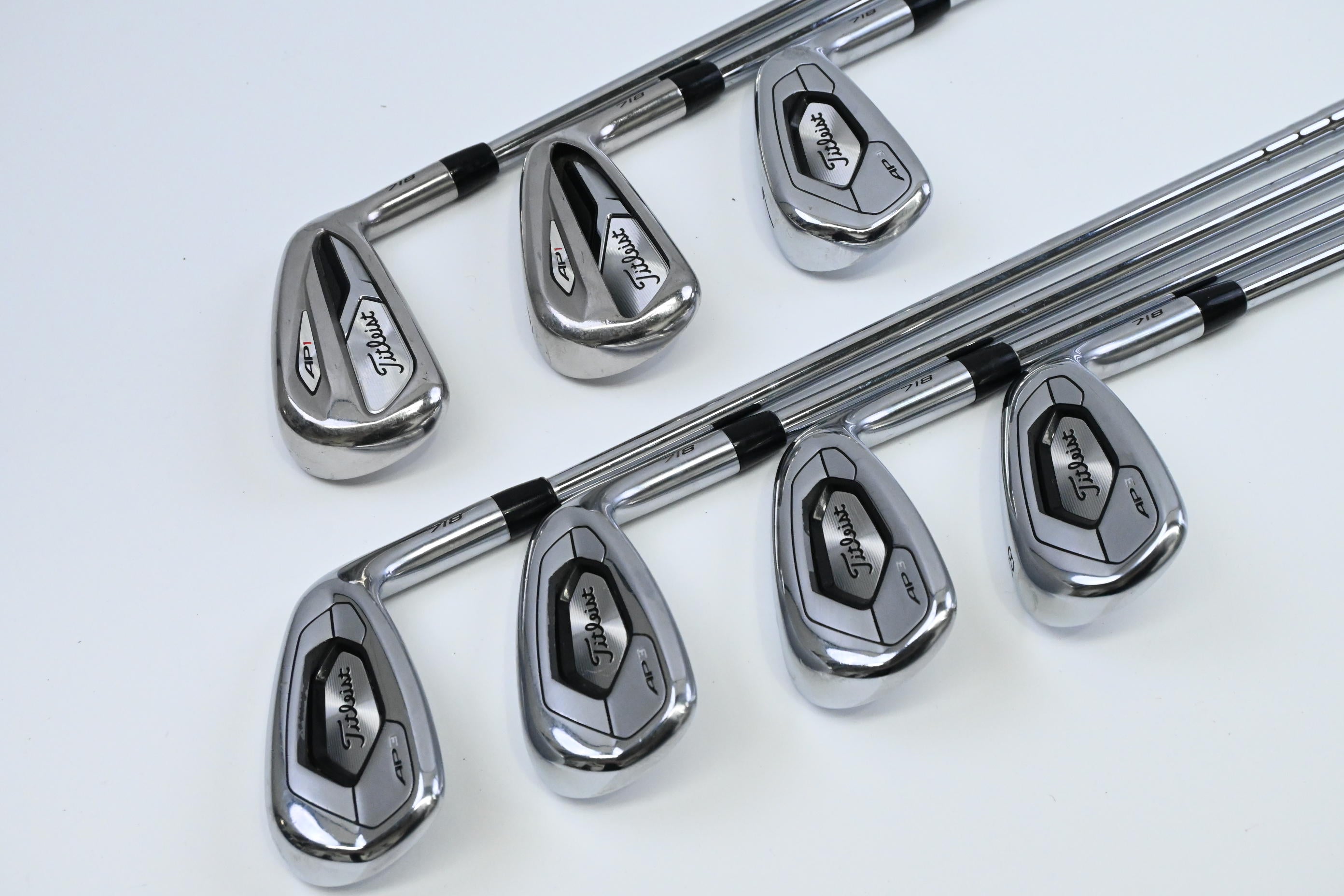 Titleist AP1/AP3 718 Combo Irons / 5-PW+48° / Regular Flex AMT Red R300 Shafts