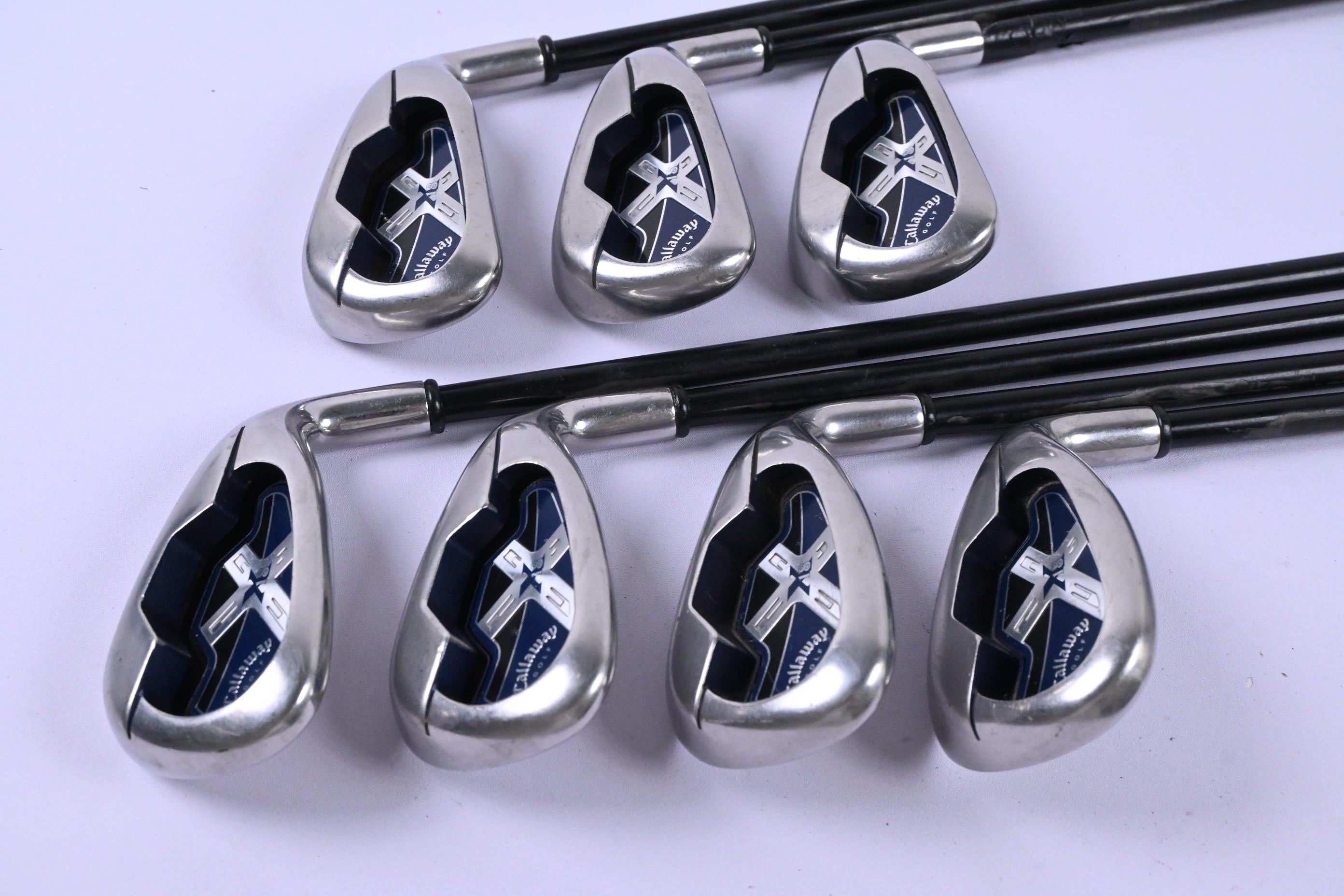 Callaway X-18 Irons / 5-PW+SW / Regular Flex Callaway System CW75 Shafts