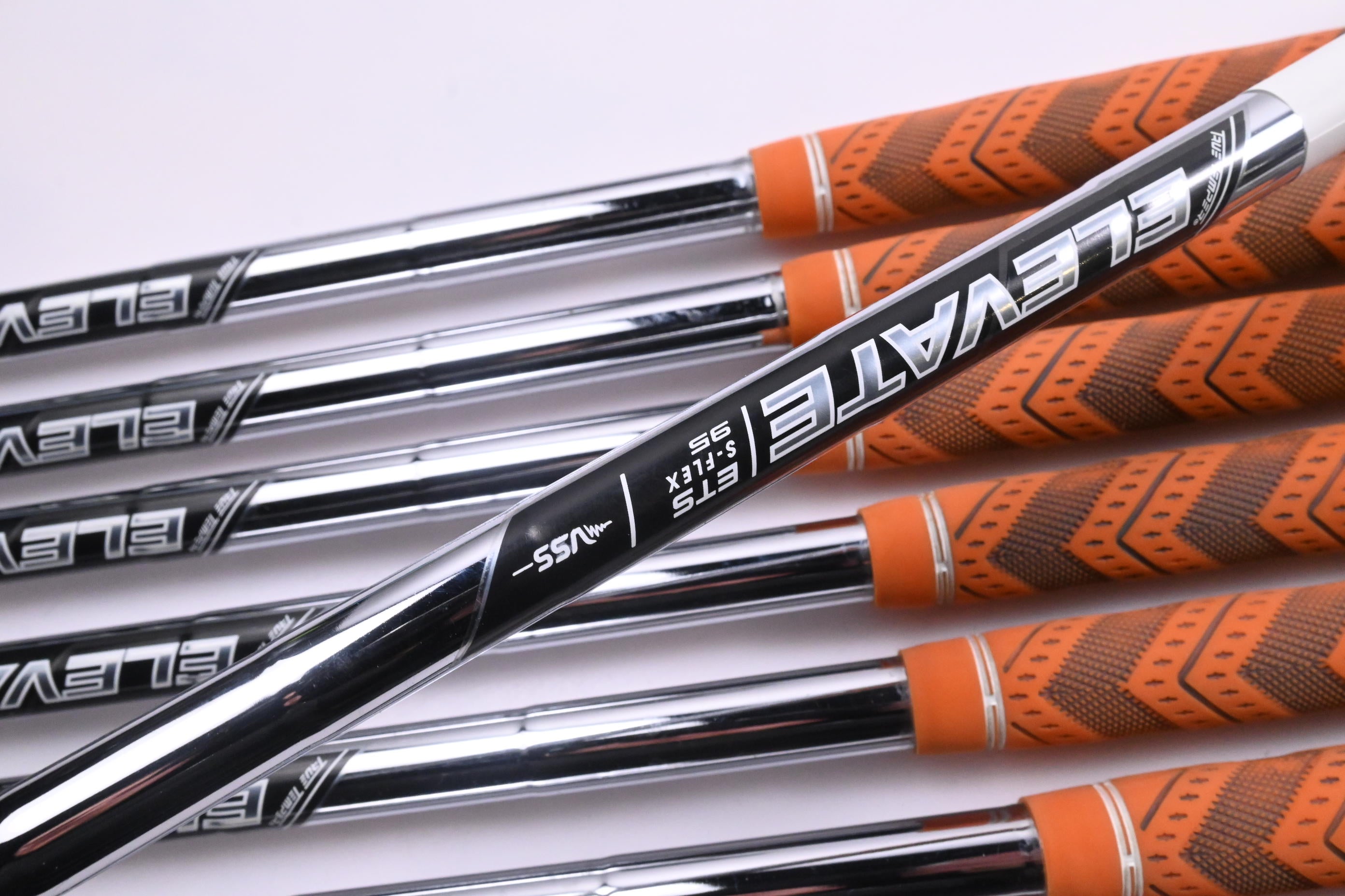 Callaway Mavrik Irons / 5-PW+AW+GW+SW / Stiff Flex Elevate ETS 115 Shafts