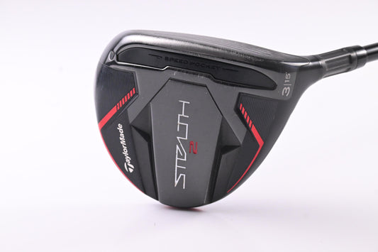 Taylormade Stealth 2 #3 Wood / 15 Degree / Stiff Flex Fujikura Ventus TR Red 6