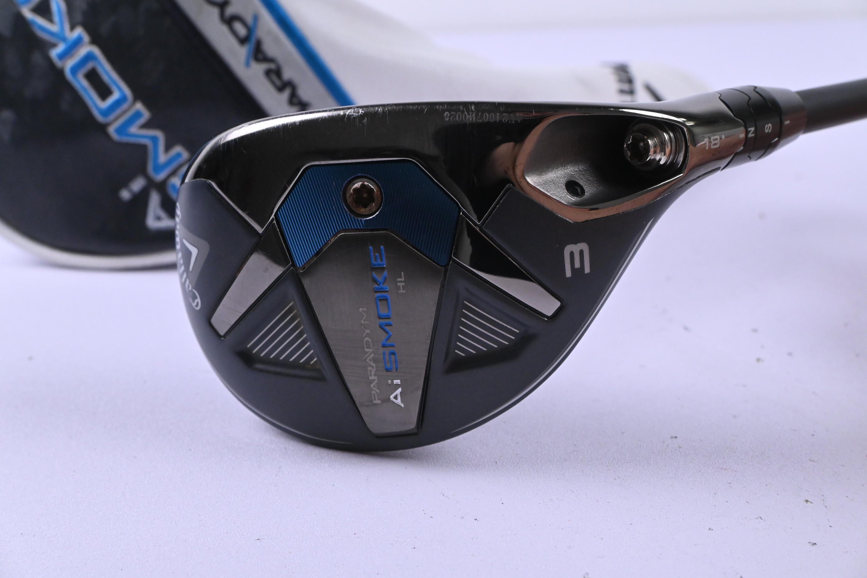 Callaway Paradym Ai Smoke HL #3 Hybrid / 18 Degree / Senior Flex Cypher 50 Shaft