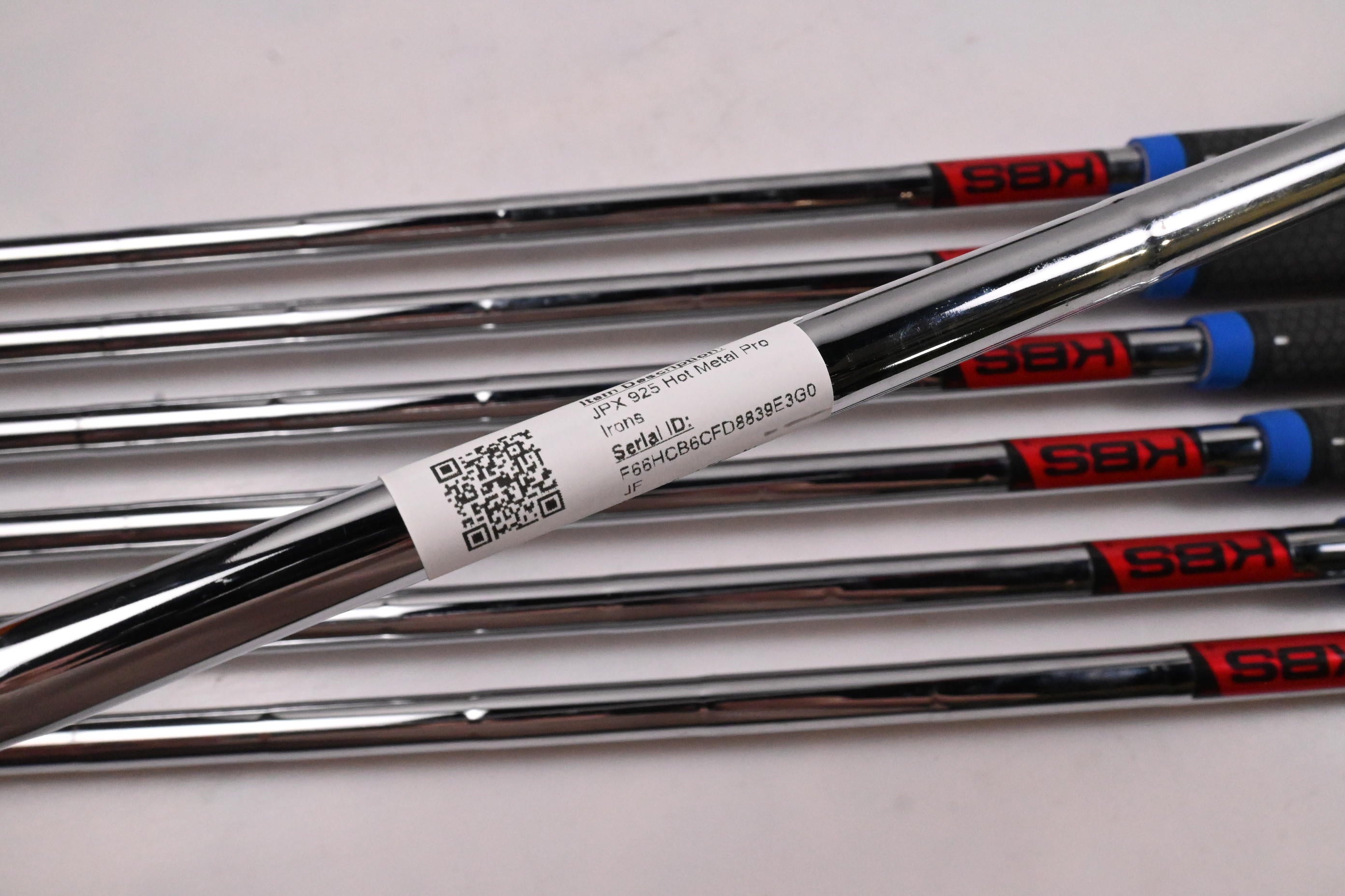 Mizuno JPX 925 Hot Metal Pro Irons / 5-PW+GW / Stiff Flex KBS Tour 125 Shafts