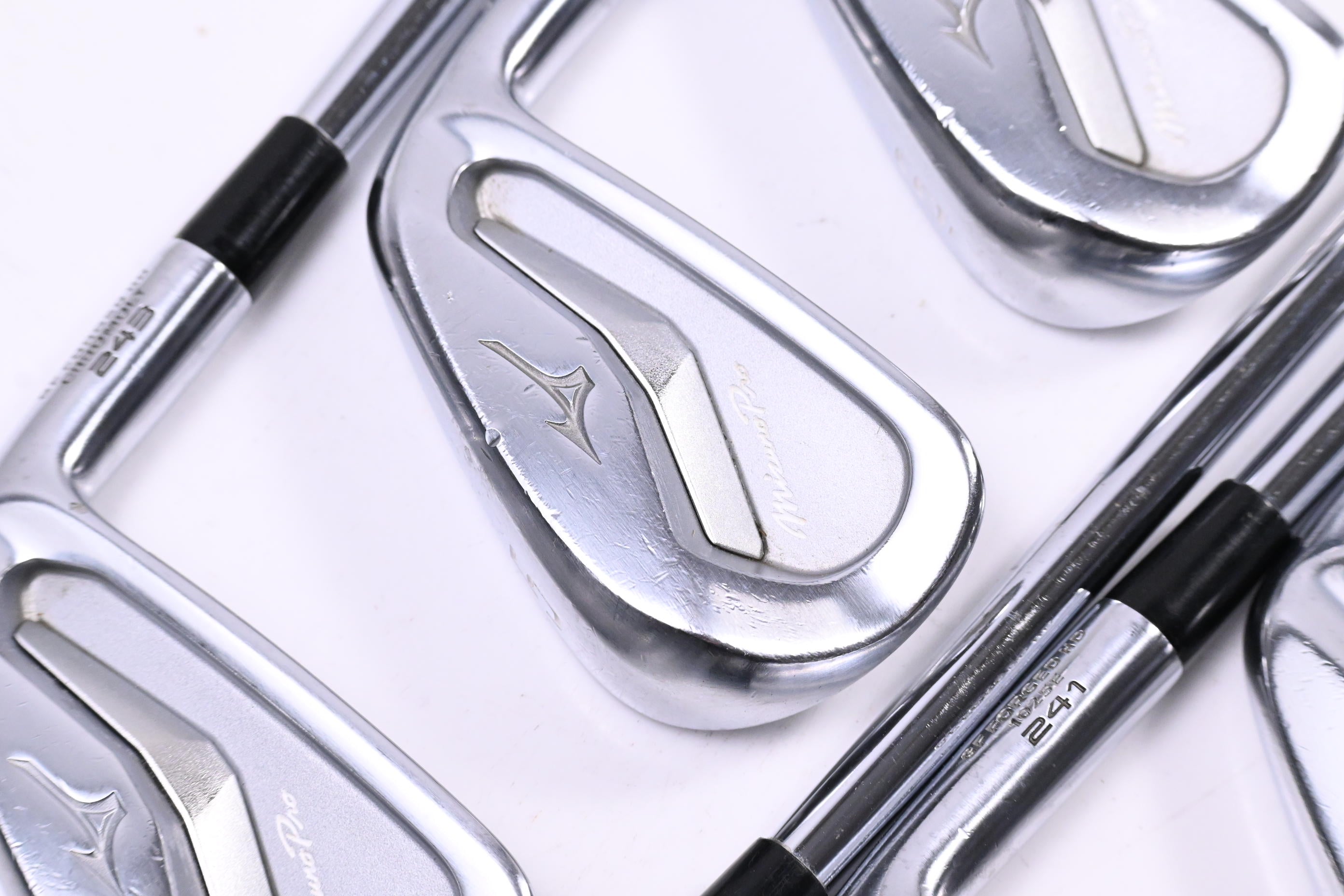 Mizuno Pro 243/241 Combo Set Irons / 4-PW / Stiff Flex KBS $-Taper 120 Shafts