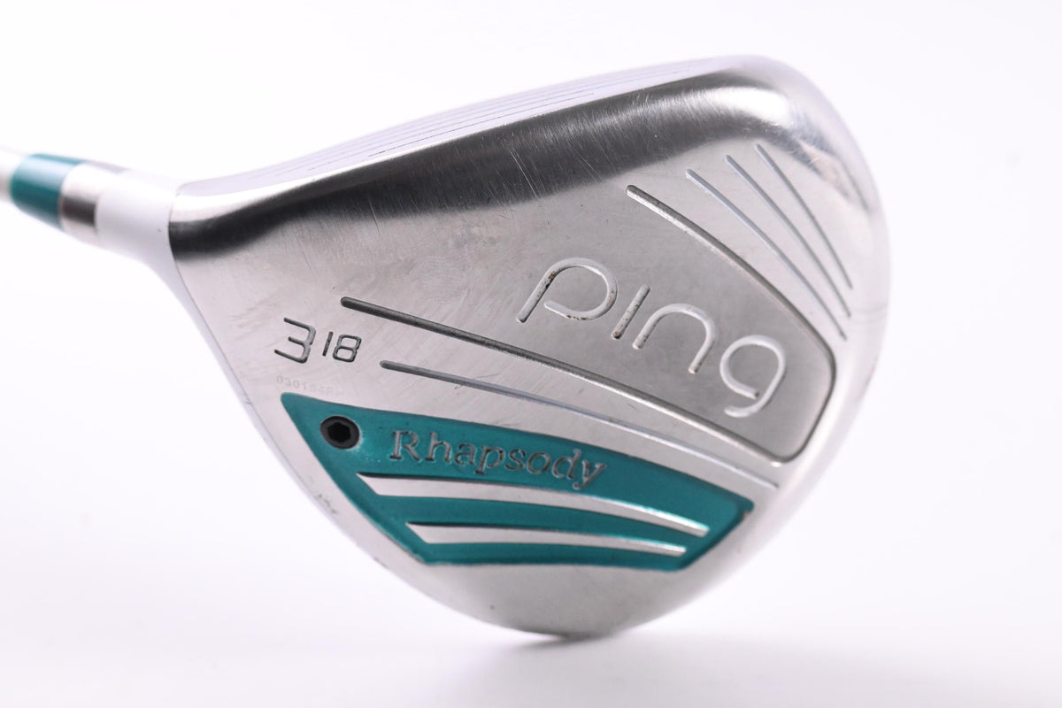Left Hand Ladies Ping Rhapsody 2015 #3 Wood / 18 Degree / Ladies Flex Ping 220