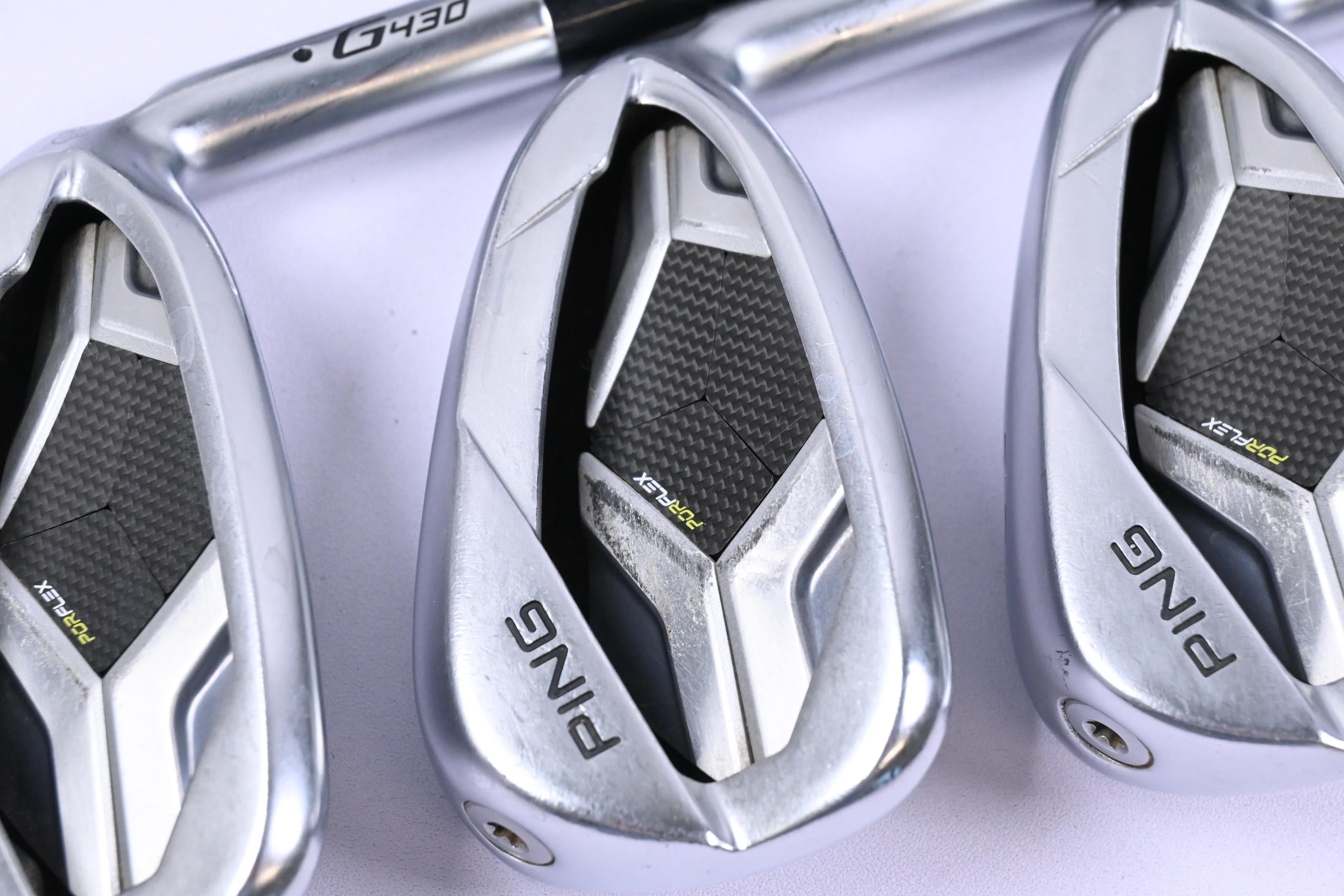 Ping G430 Irons / 5-PW+GW / Black Dot / Regular Flex Ping Alta CB Black Shafts