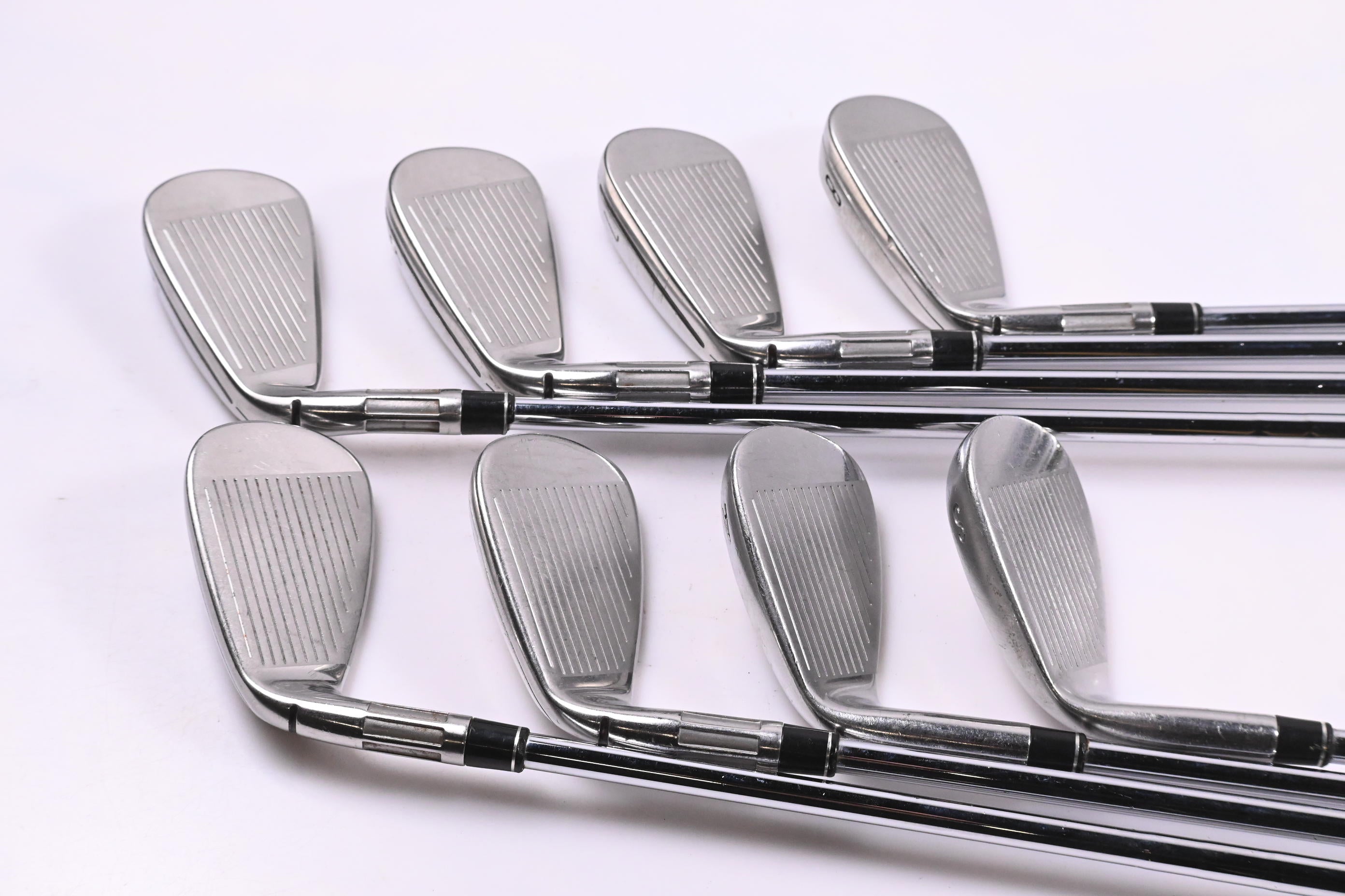 Taylormade M6 Irons / 5-PW+GW+SW / Stiff Flex KBS MAX 85 Shafts