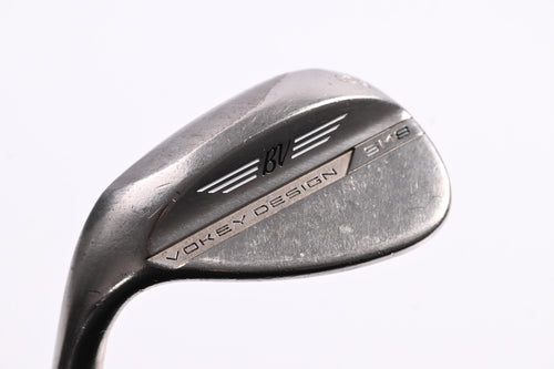 Left Hand Titleist Vokey SM8 Lob Wedge / 60 Degree / Regular Flex AMT Tour White