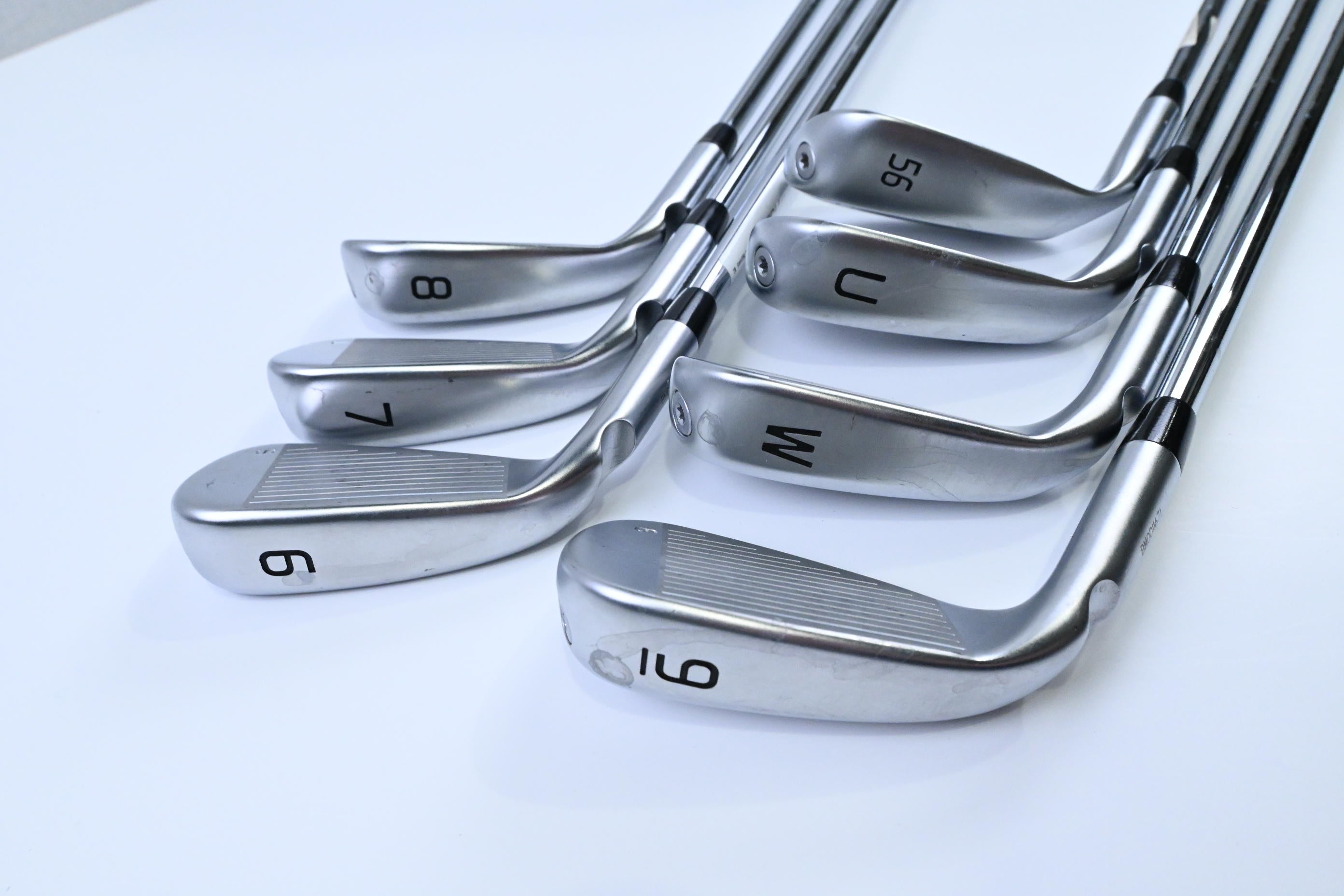 Ping G440 Irons / 6-PW+UW+SW / Blue Dot / Regular Flex Ping AWT 3.0 Shafts