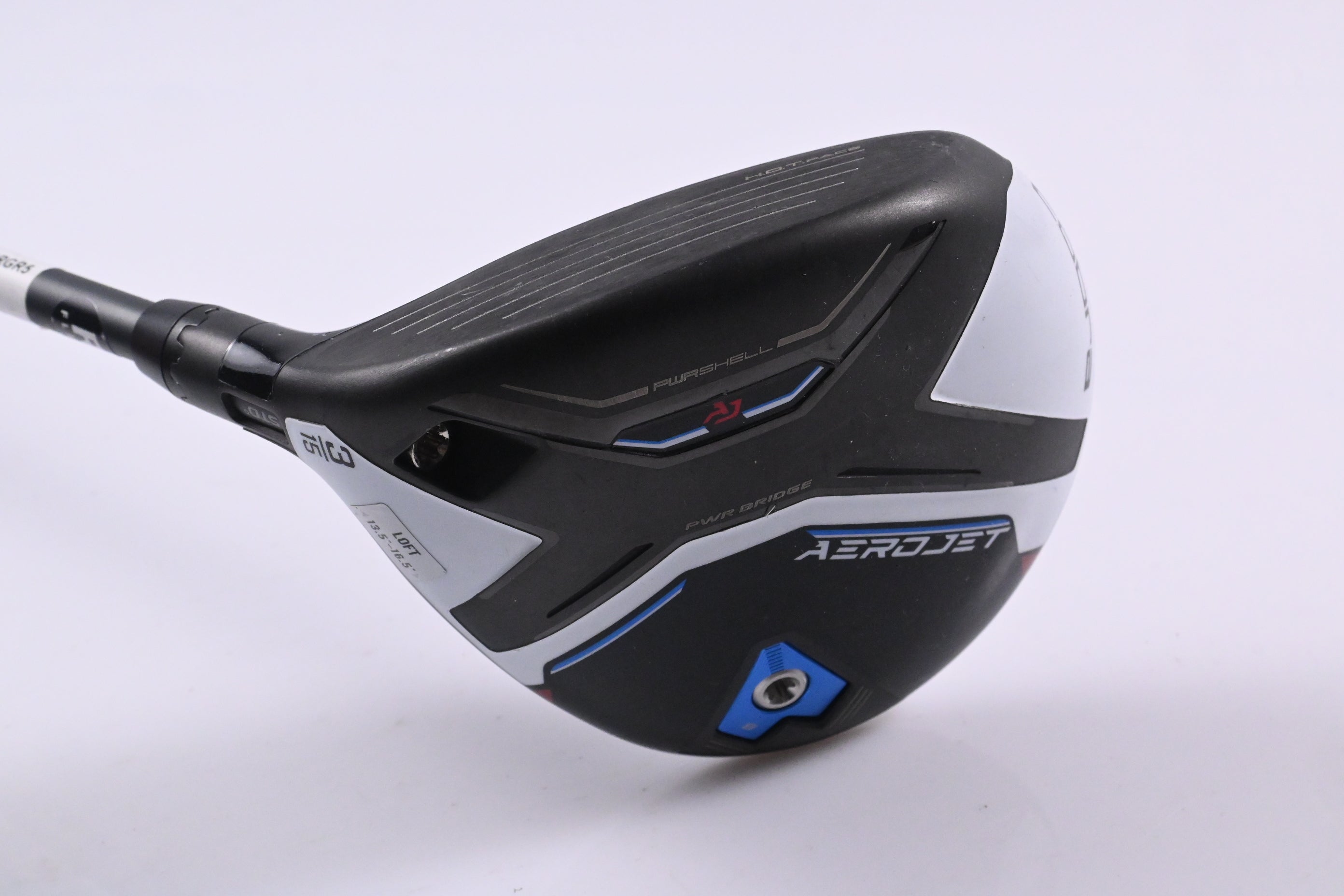 Left Hand Cobra Aerojet #3 Wood / 15 Degree / Regular Flex Hzrdus Smoke iM10 60