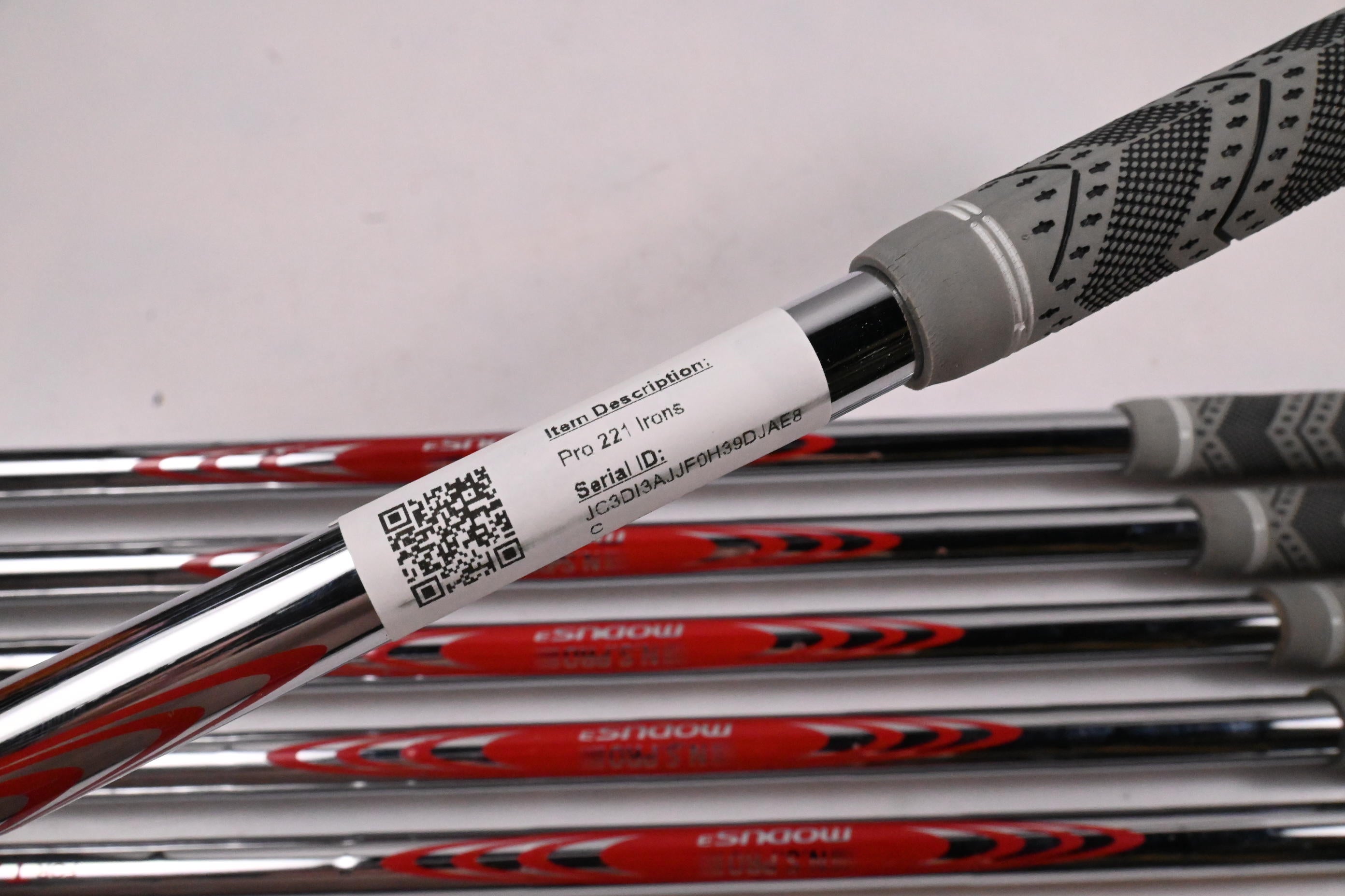 Mizuno Pro 221 Irons / 5-PW / Stiff Flex N.S.Pro Modus³ For T/W World Shafts