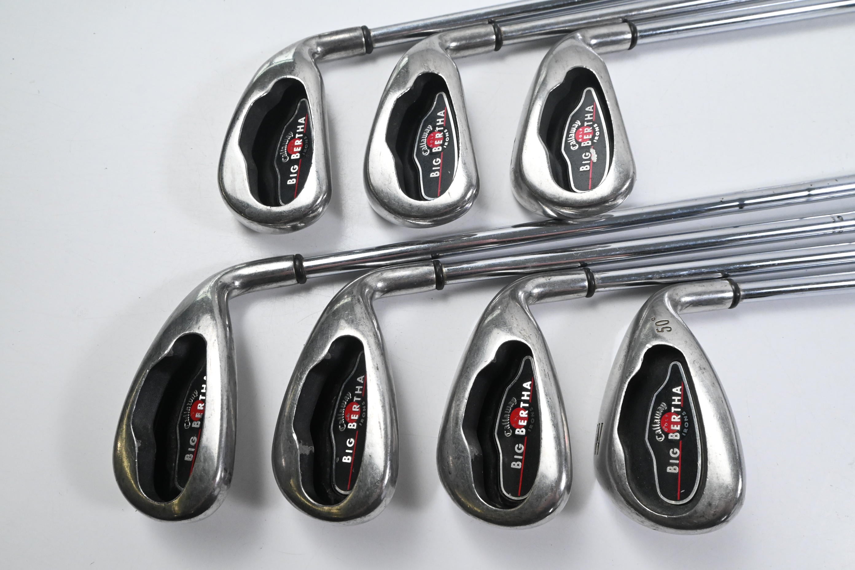 Callaway Big Bertha 2004 Irons / 5-PW+GW / Uniflex Callaway Big Bertha Shafts
