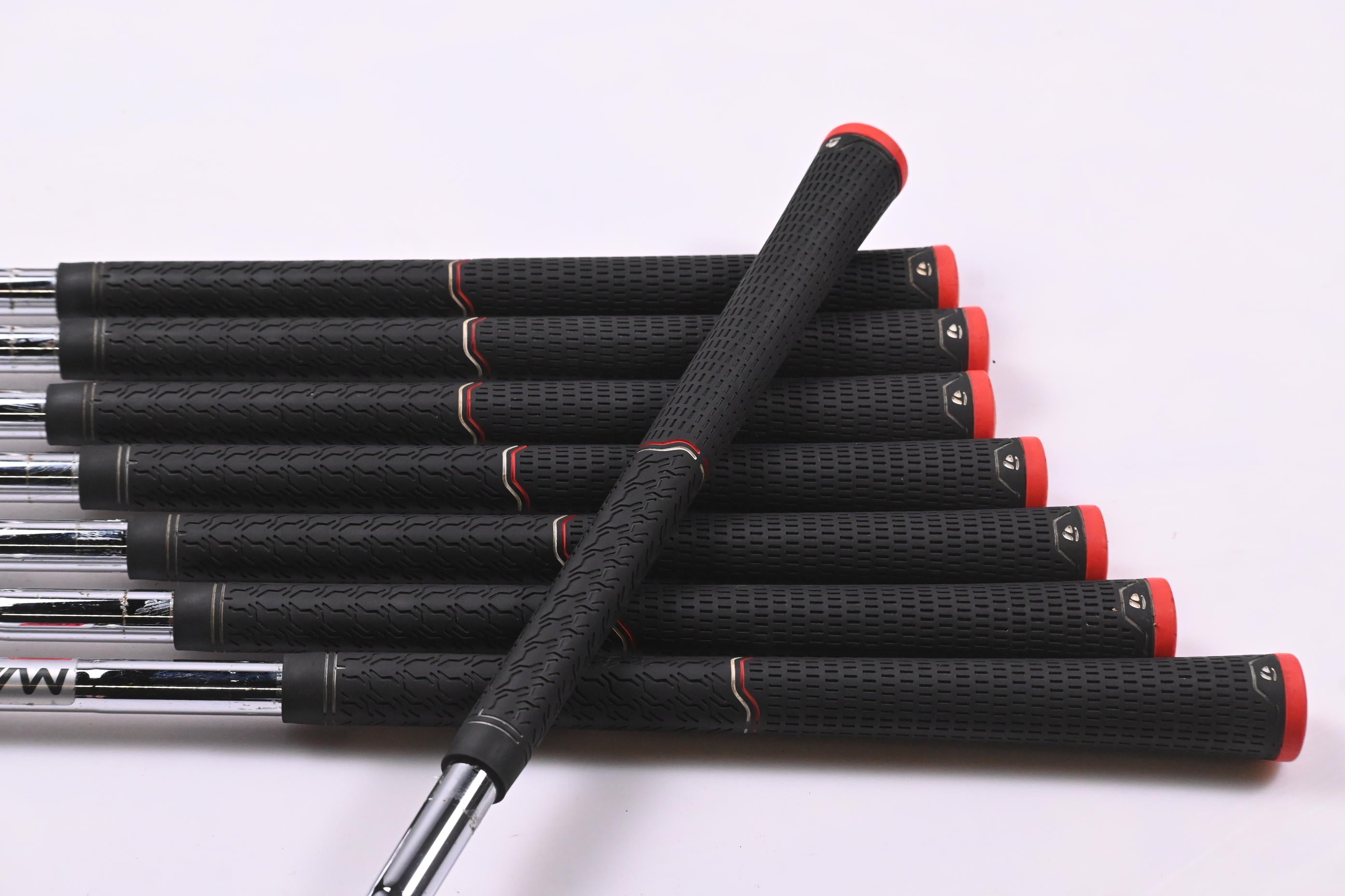 Taylormade M6 Irons / 5-PW+GW+SW / Stiff Flex KBS MAX 85 Shafts
