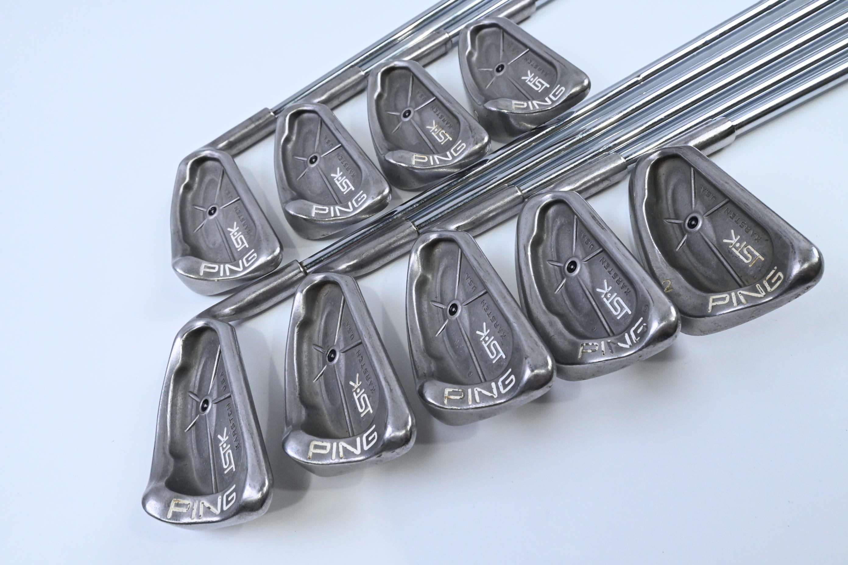 Ping ISI-K Irons / 3-PW+SW / Black Dot / Stiff Flex Ping JZ Cushin Shafts