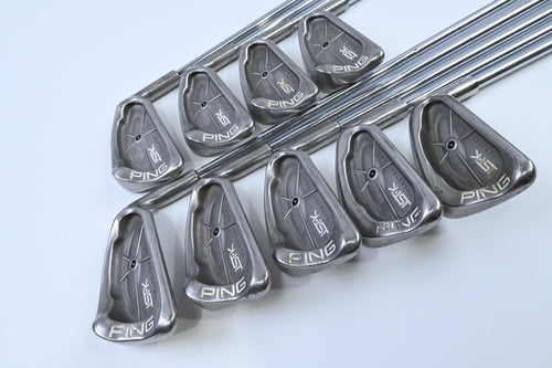 Ping ISI-K Irons / 3-PW+SW / Black Dot / Stiff Flex Ping JZ Cushin Shafts