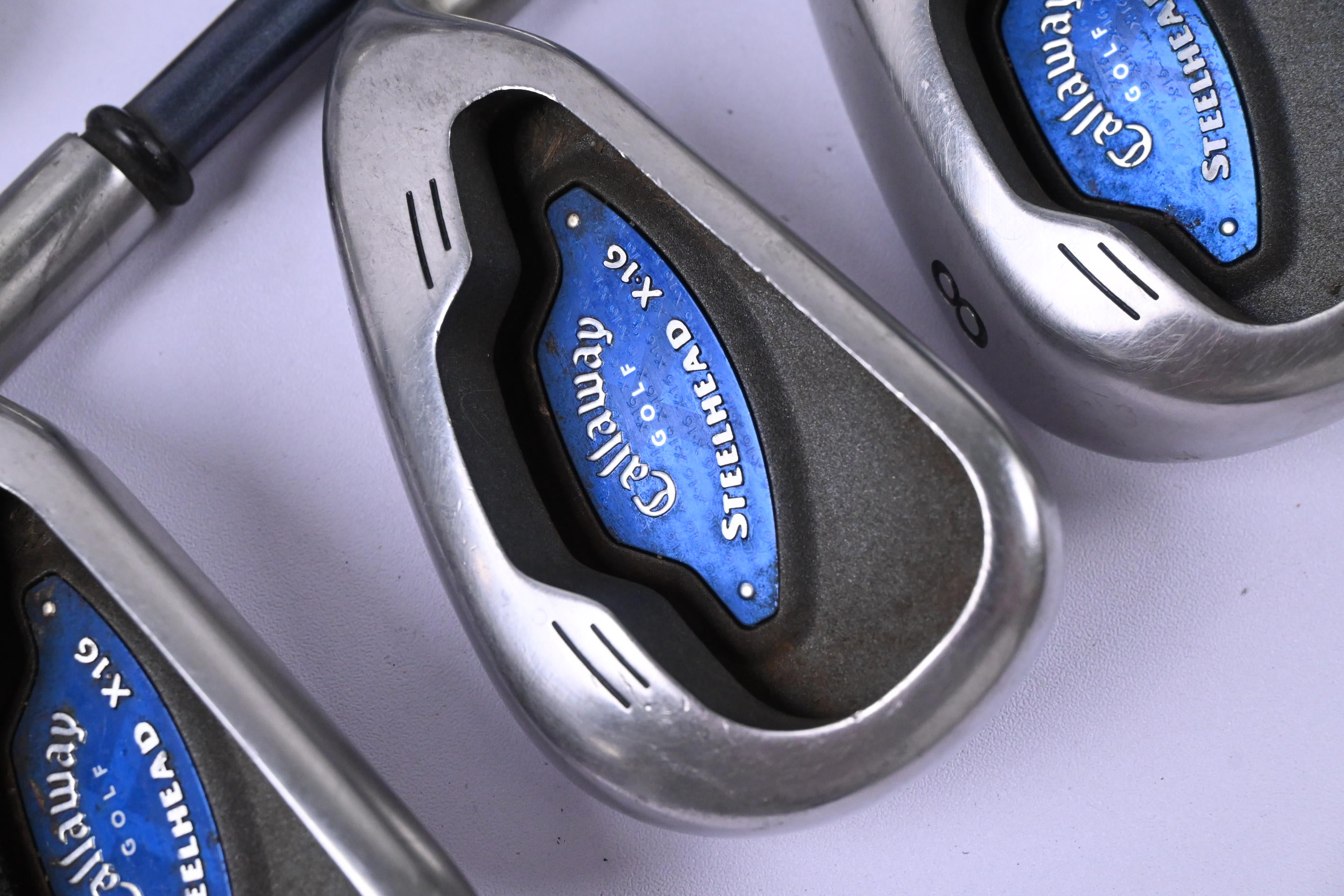 Callaway X-16 Irons / 3-8i / Stiff Flex Callaway System CW90 Shafts