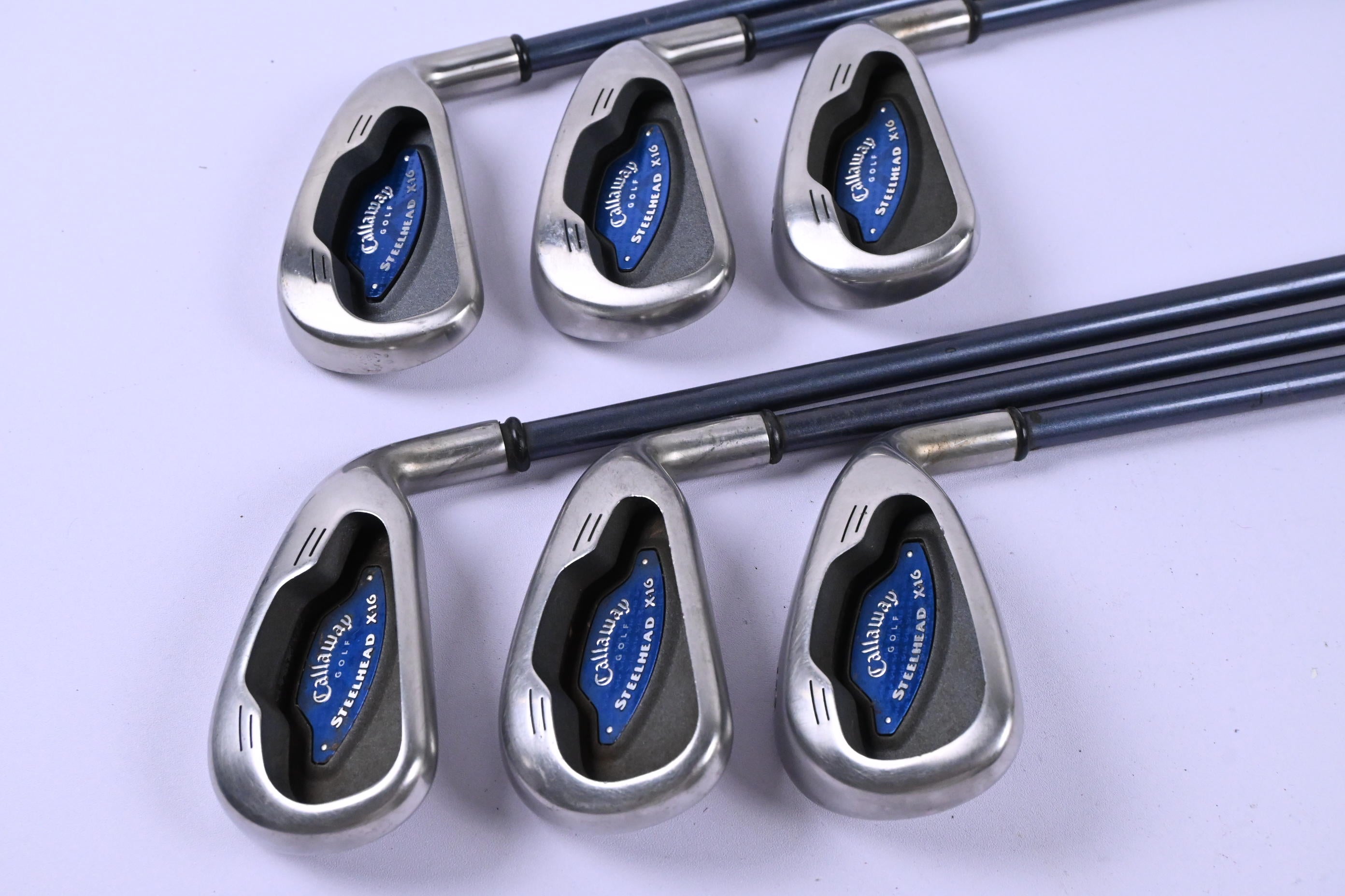Callaway X-16 Irons / 3-8i / Stiff Flex Callaway System CW90 Shafts