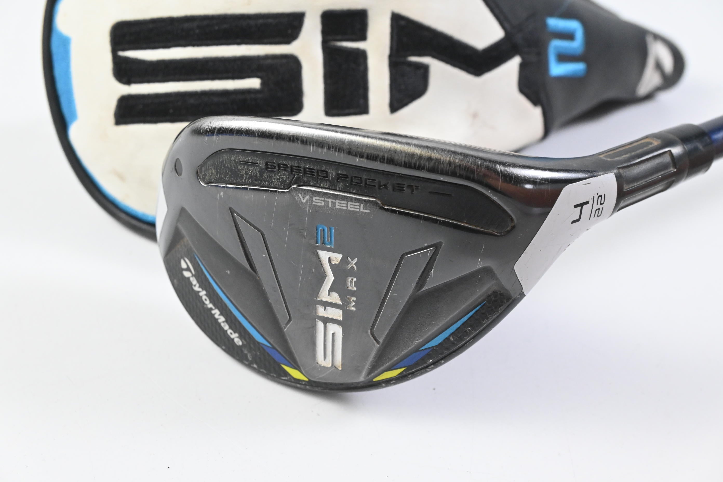 Taylormade SIM2 Max #4 Hybrid / 22 Degree / Stiff Flex Fujikura Ventus Blue 7