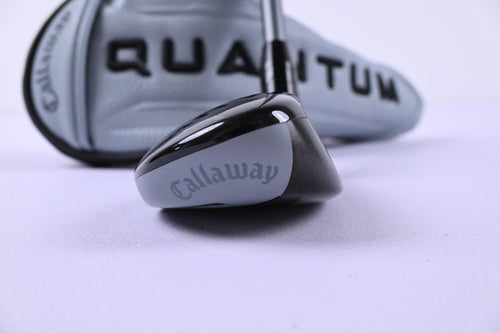Callaway Quantum Max #5 Hybrid / 24 Degree / Regular Flex Denali Frost Silver 60