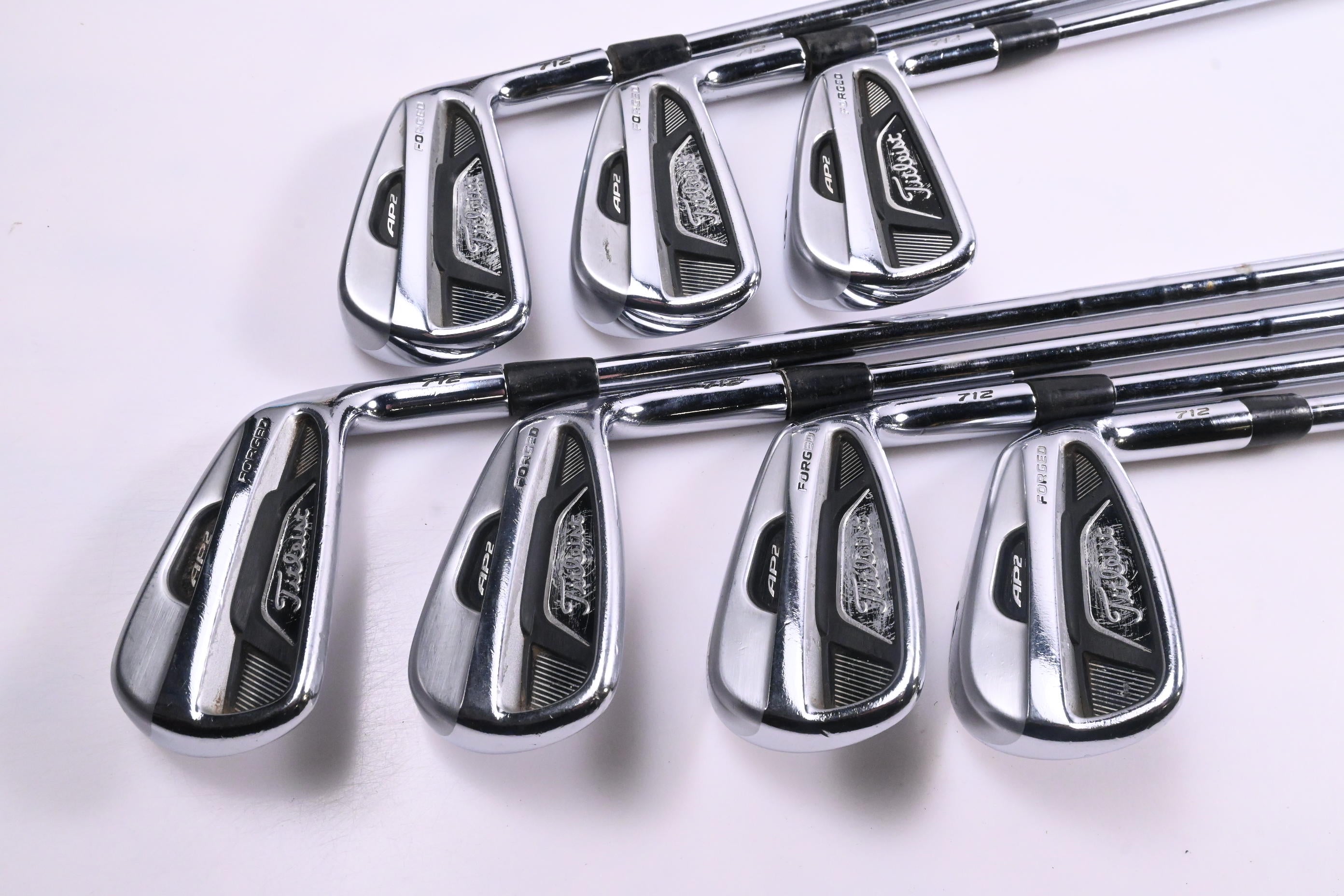 Titleist 712 AP2 Irons / 4-PW / Stiff Flex KBS Tour Shafts