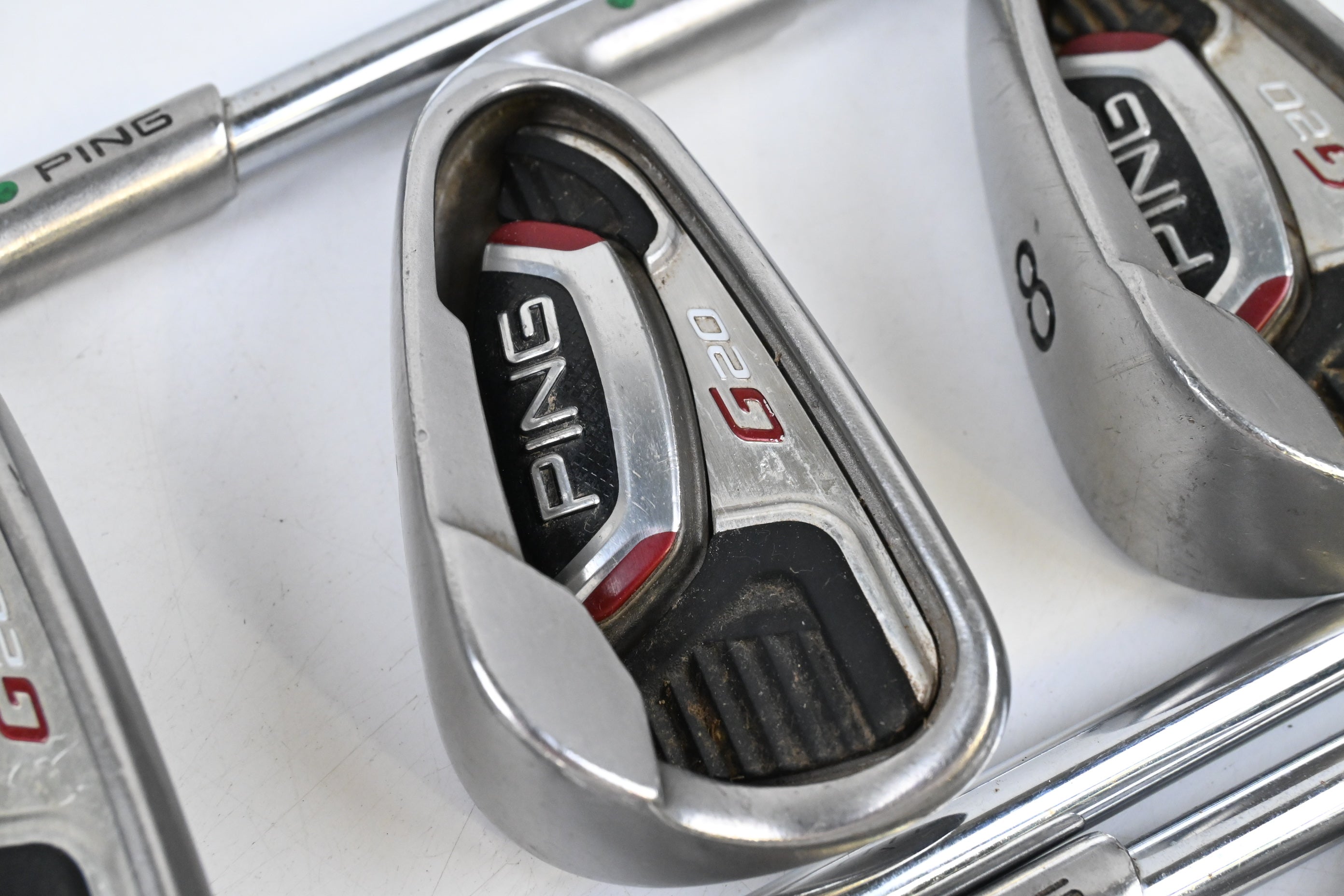 Ping G20 Irons / 6-PW+SW / Green Dot / Regular Flex Ping CFS Steel Shaft