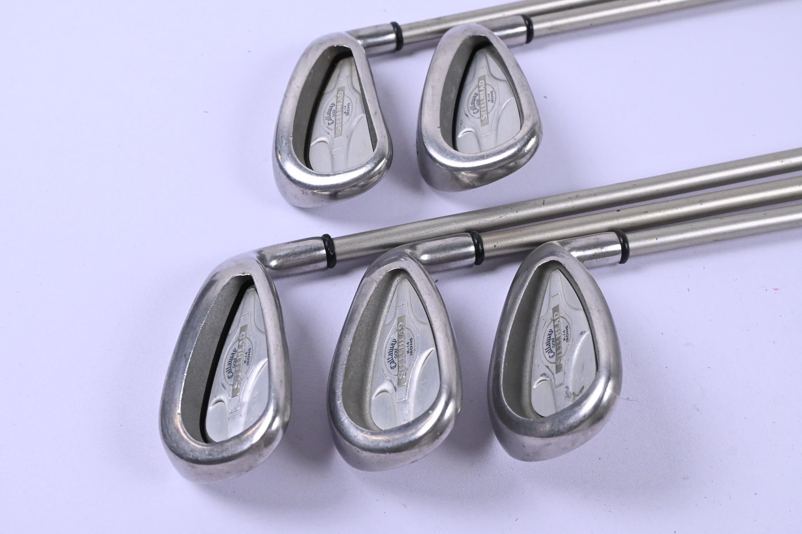Ladies Callaway X-14 Irons / 7-PW+SW / Ladies Flex Callaway X-14 Gems Shafts