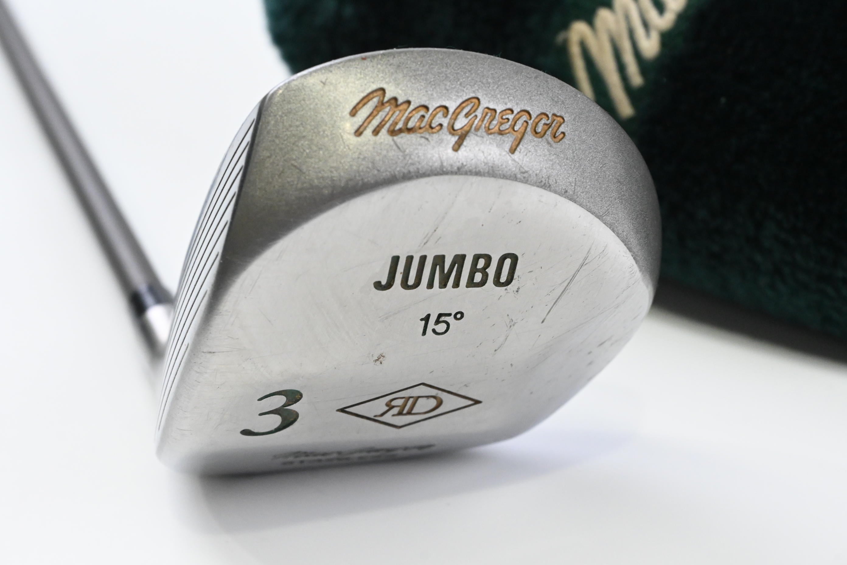 Left Hand MacGregor Jumbo #3 Wood / 15 Degree / Regular Flex MacGregor Shaft