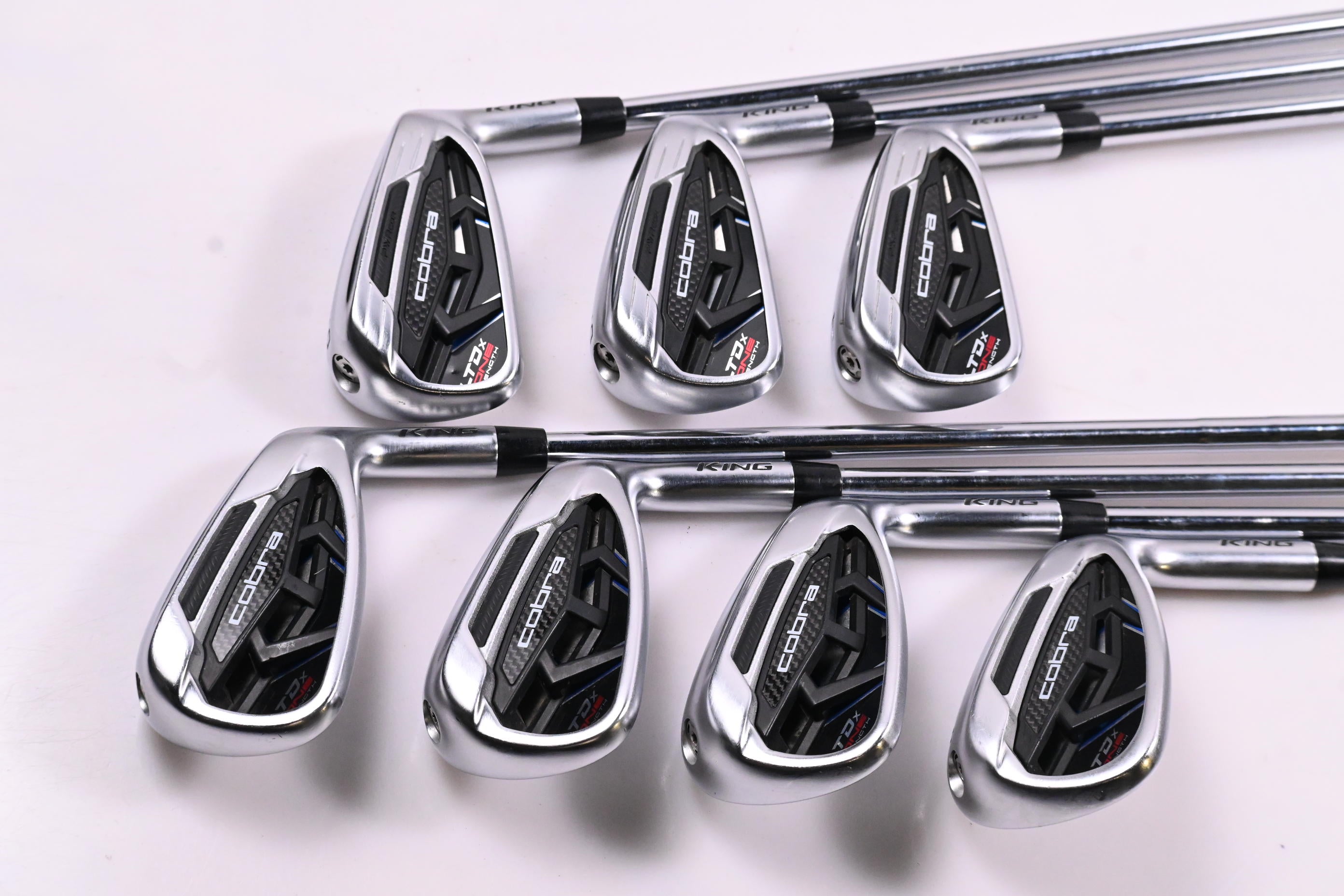 Cobra LTDx One Length Irons / 5-PW+GW / Regular Flex KBS Tour 80 Shafts