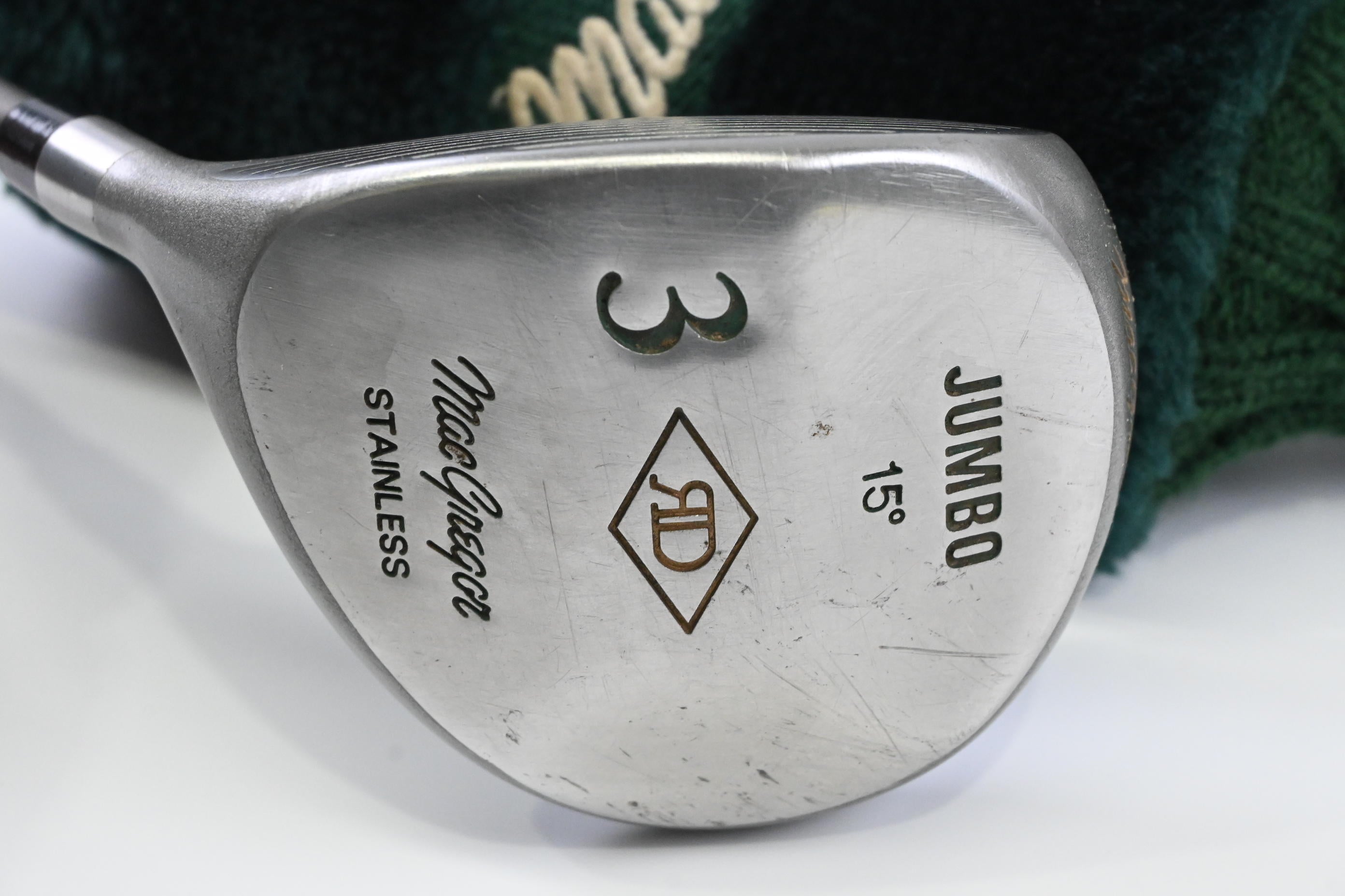 Left Hand MacGregor Jumbo #3 Wood / 15 Degree / Regular Flex MacGregor Shaft