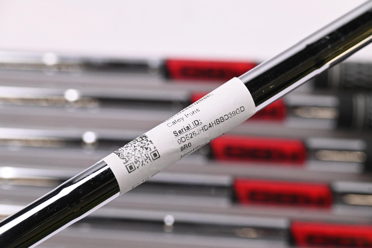 Caley 01T Irons / 4-PW / Regular Flex KBS Tour 110 Shafts