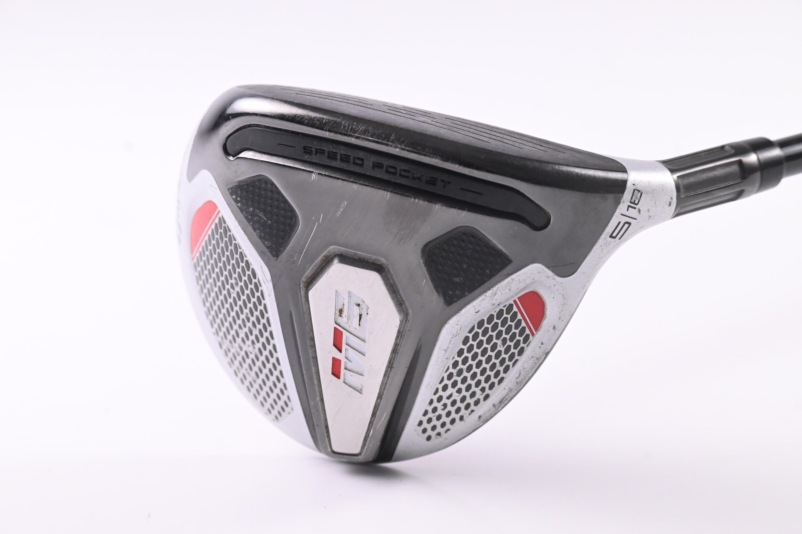 Taylormade M6 #5 Wood / 18 Degree / Stiff Flex Fujikura Atmos Orange 6 Shaft