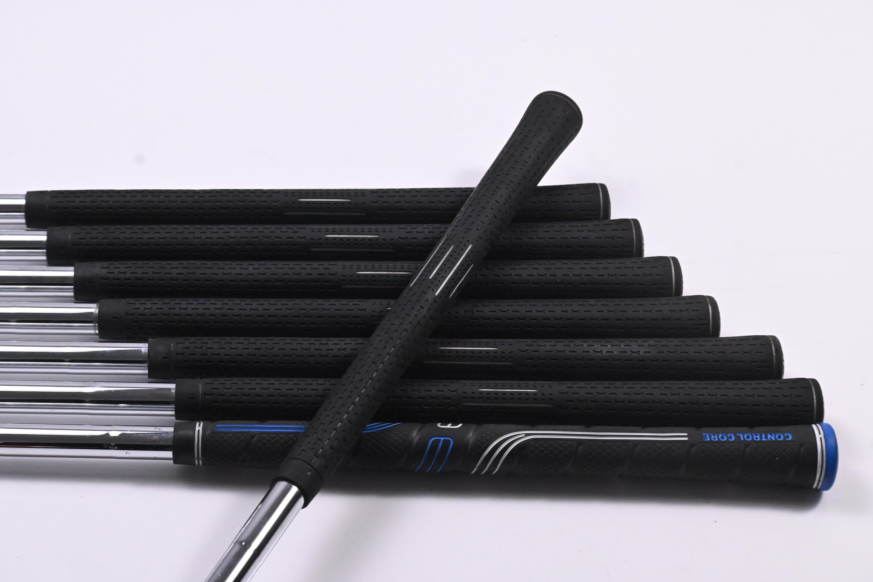 Ping i-Series E1 Irons / 3-PW / Red Dot / Stiff Flex Ping AWT 2.0 Shafts
