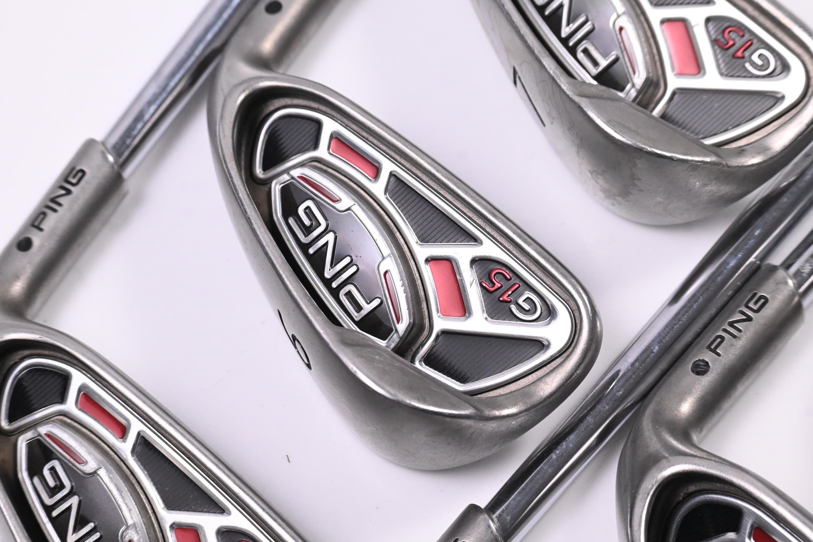 Ping G15 Irons / 5-PW / Black Dot / Stiff Flex Steel Shafts