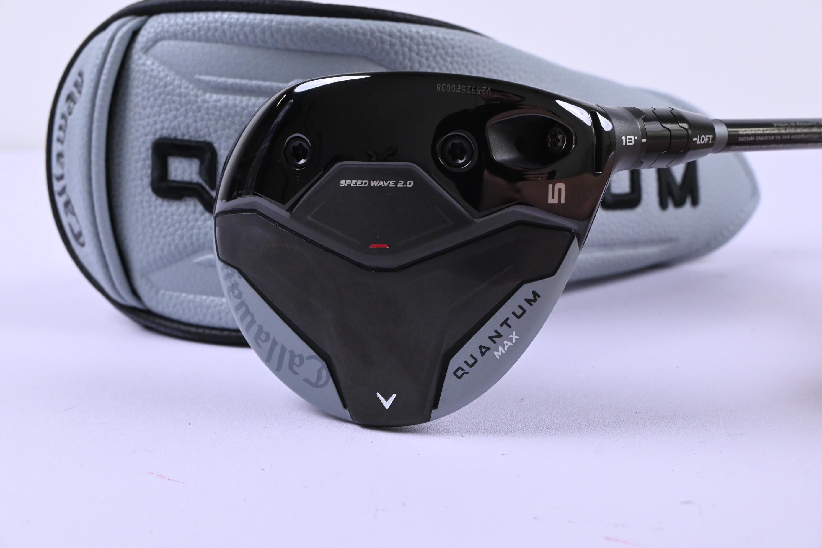 Callaway Quantum Max #5 Wood / 18 Degree / Stiff Flex Denali Frost Silver 60