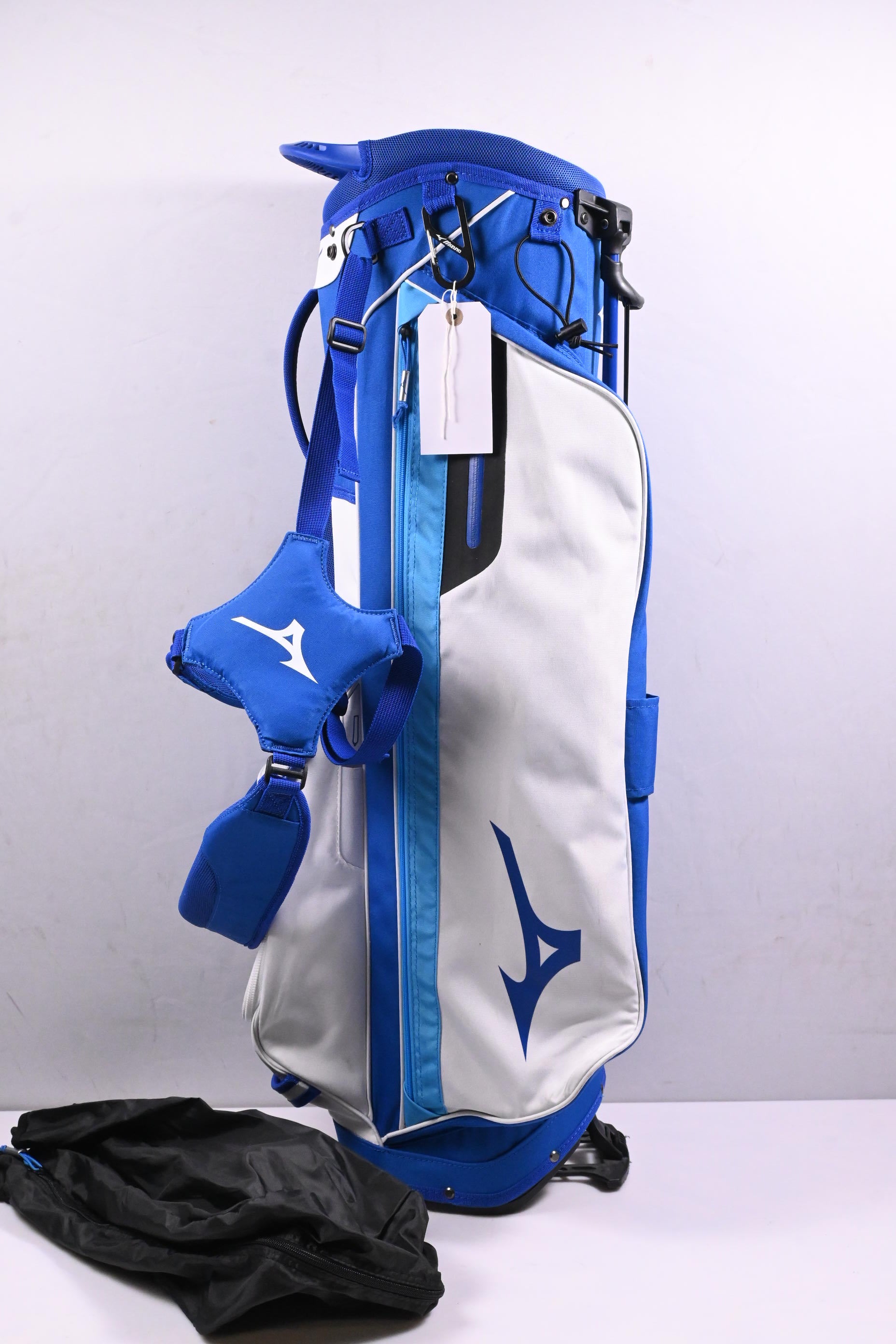 Mizuno Stand Bag / 4-Way Divider / White, Blue